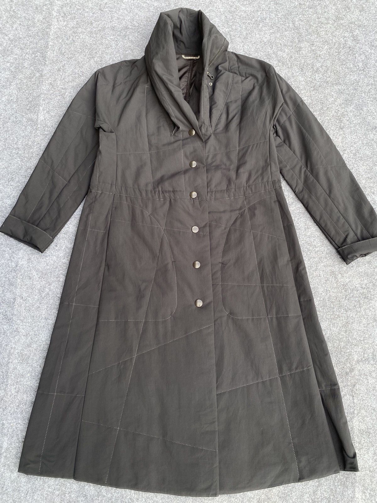 Issey Miyake × Pleats Please Issey Miyake Vintage pleats please issey miyake long jacket Size L / US 10 / IT 46 - 4 Thumbnail