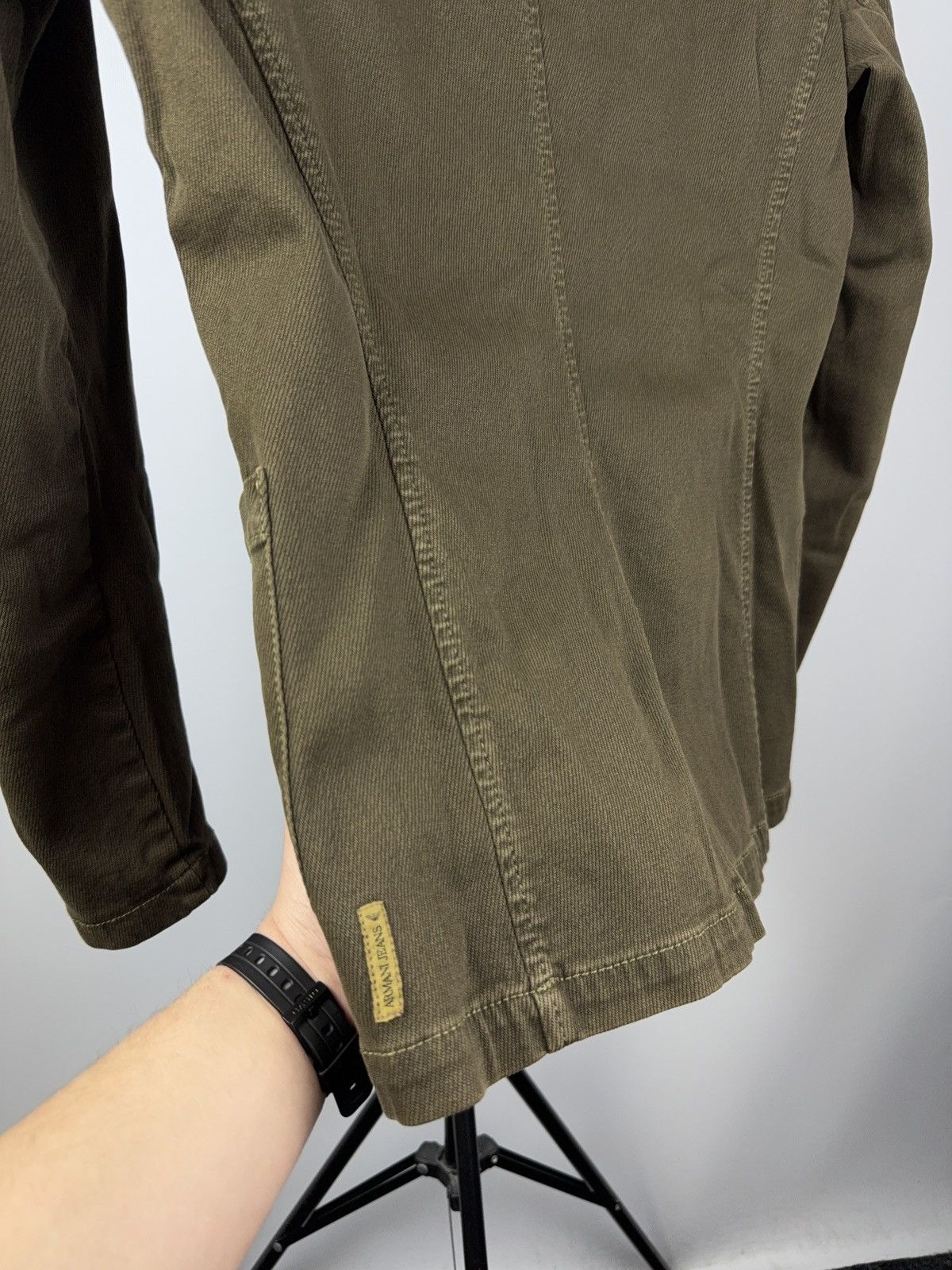 Armani × Emporio Armani Vintage 90s Armani Jeans Luxury Blazer Jacket Size US M / EU 48-50 / 2 - 6 Thumbnail