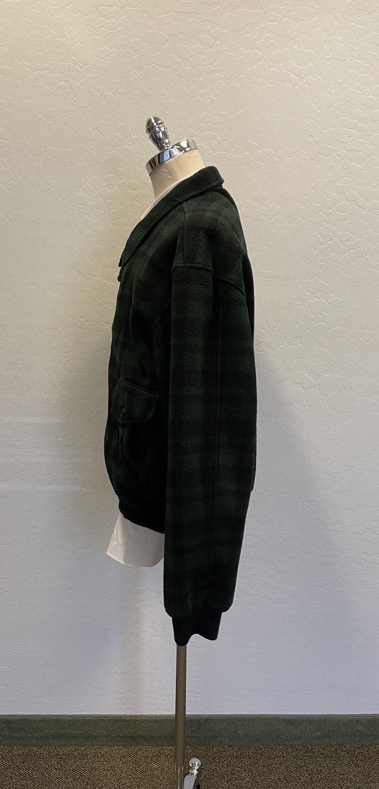Polo Ralph Lauren × Vintage Black Watch Plaid Fleece Bomber Size US XL / EU 56 / 4 - 5 Thumbnail