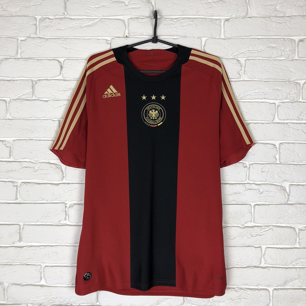 Adidas Germany national team 2008 2009 away jersey Size US M / EU 48-50 / 2 - 1 Thumbnail