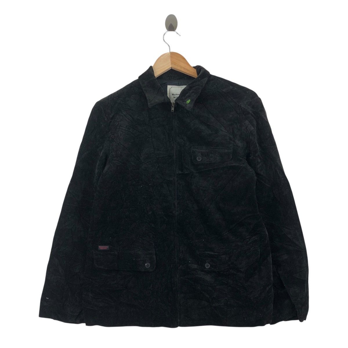 MADeMOISELLE NON NON Issey Miyake Suede Heavy Coat