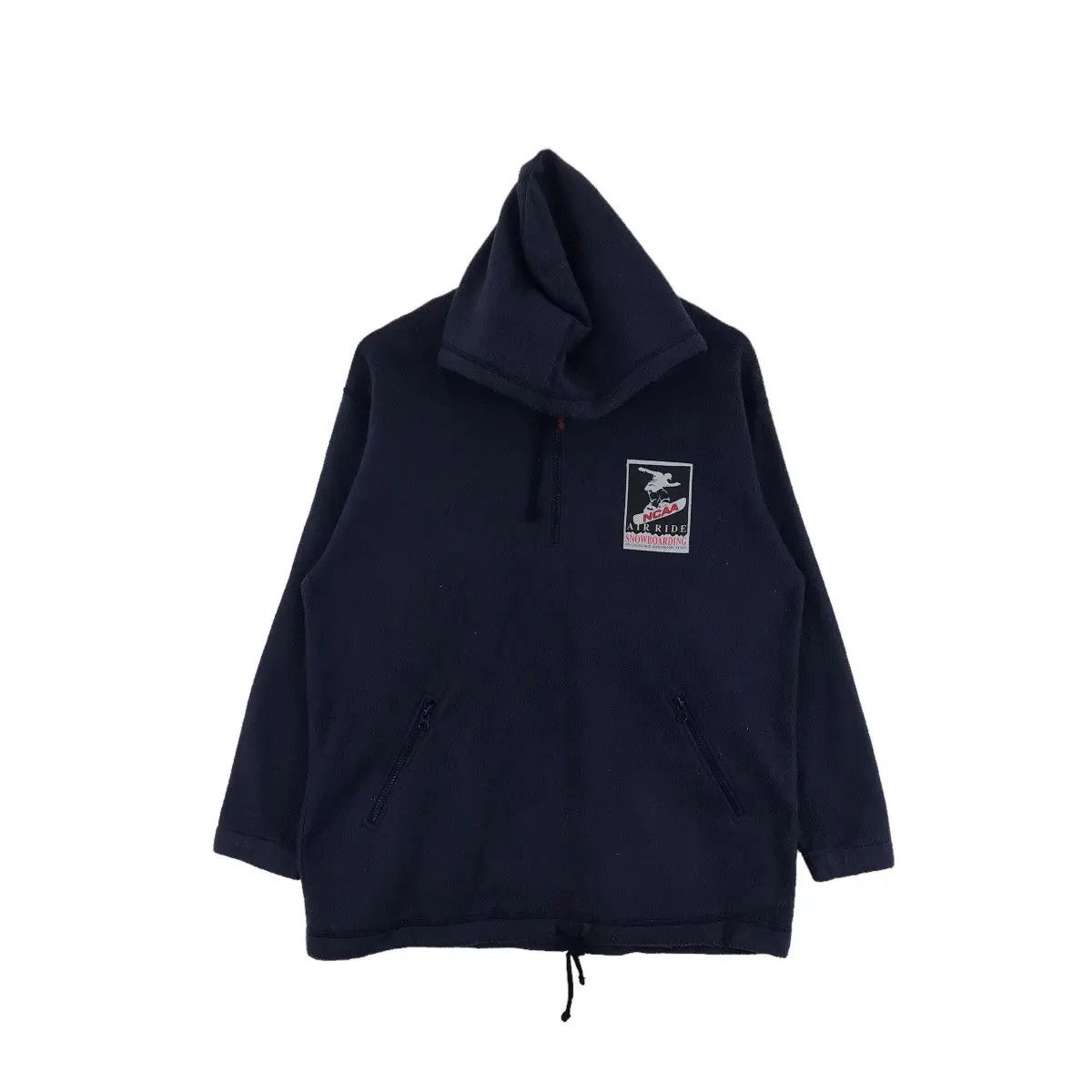 Vtg NCAA COLLEGIATE Snowboarding Air Ride Hoodie Sweatshirt