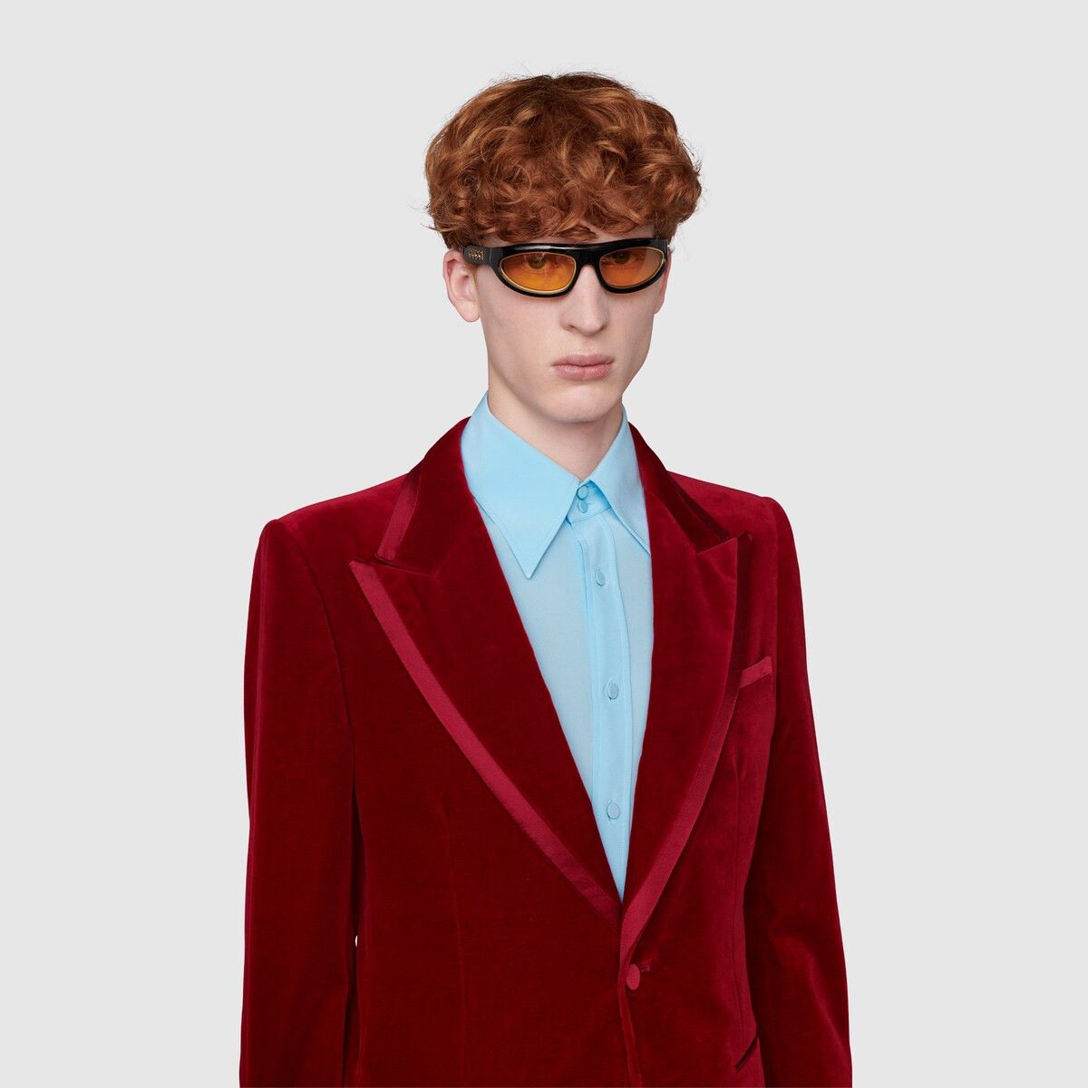Gucci Gucci Red Velvet Blazer Size 38R - 23 Thumbnail