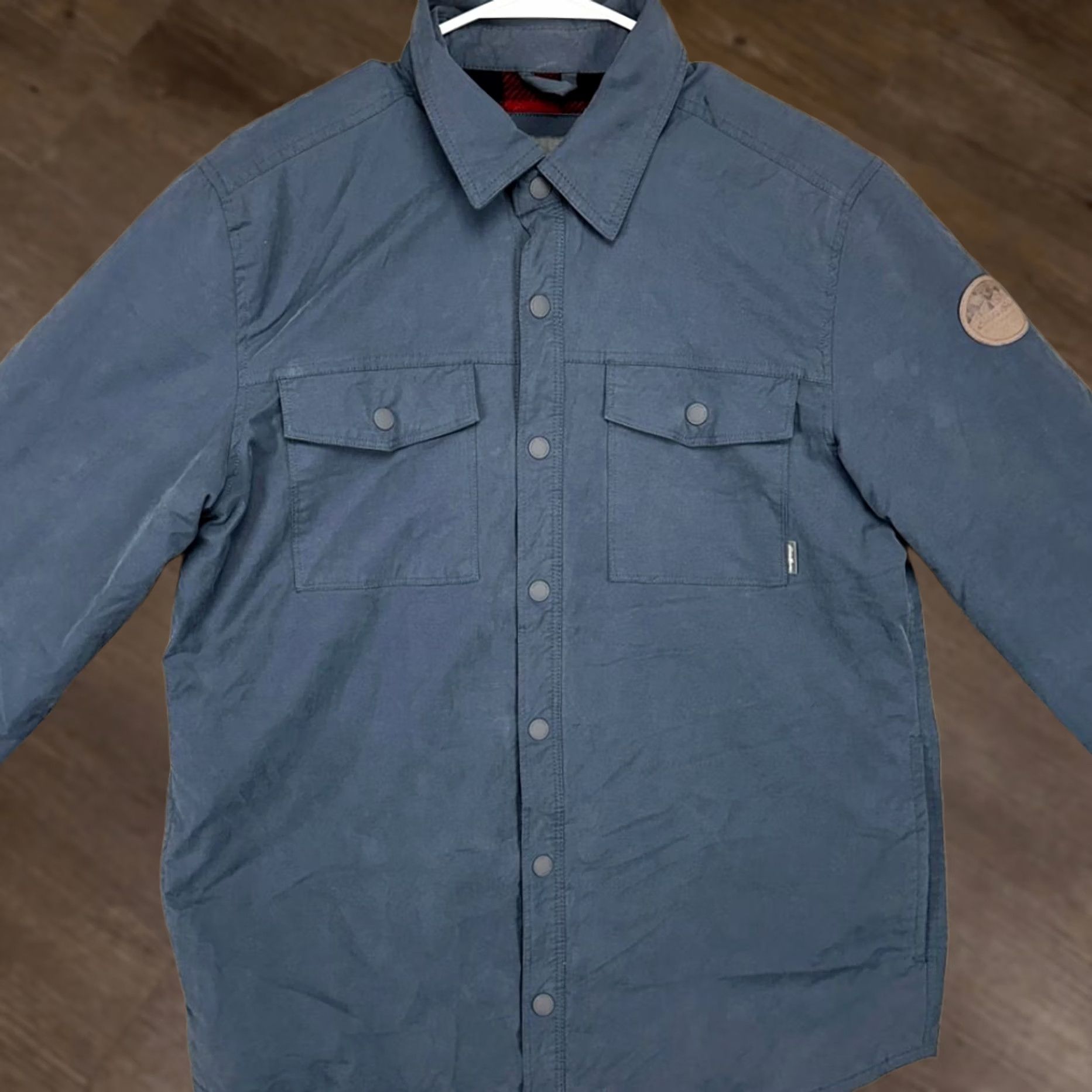 Eddie Bauer Eddie Bauer Shacket Shirt Mens Medium Blue Size US M / EU 48-50 / 2 - 1 Thumbnail