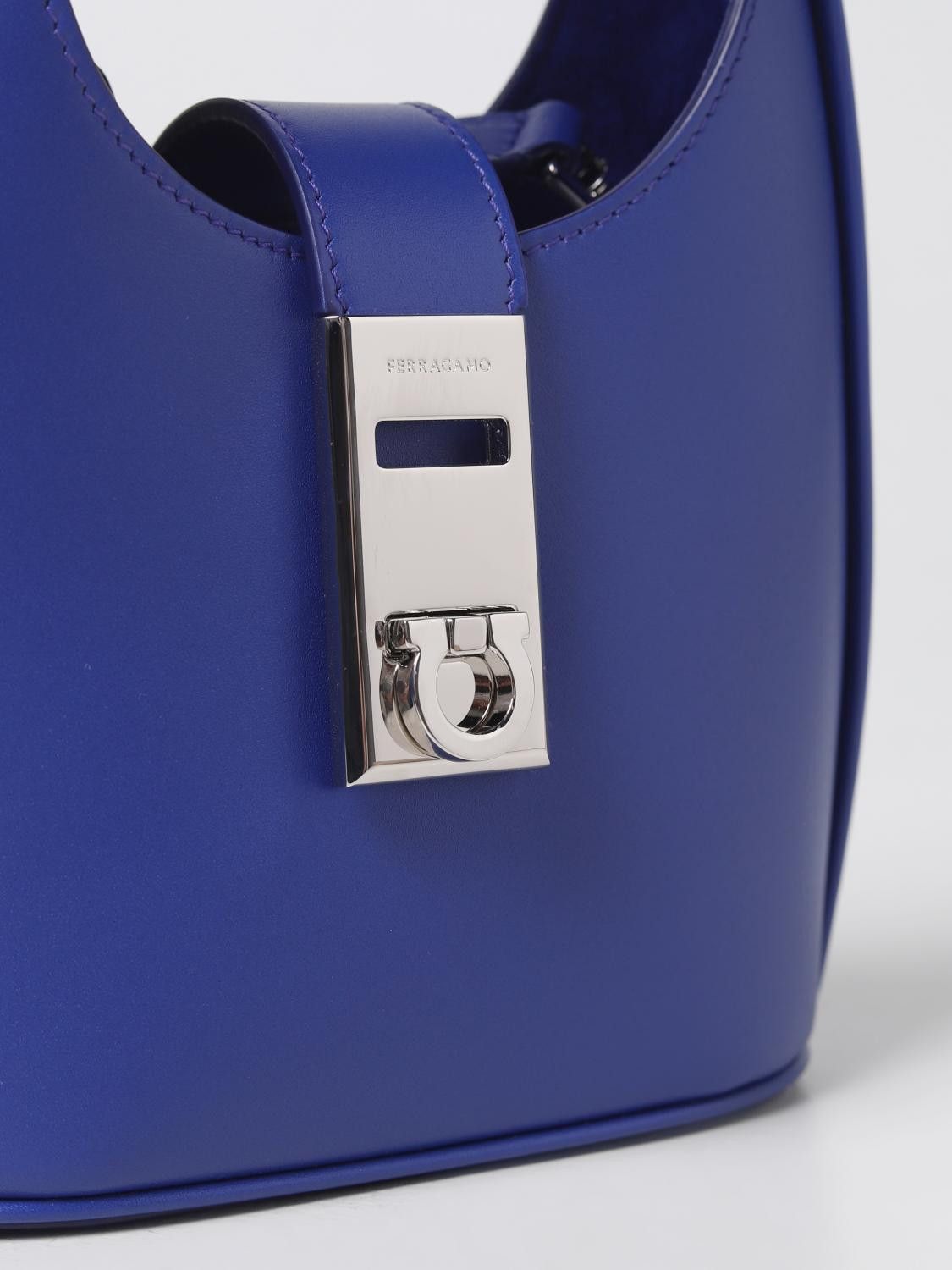 Salvatore Ferragamo o1y0426 Size : OS / Handbag in Blue Size ONE SIZE - 3 Thumbnail