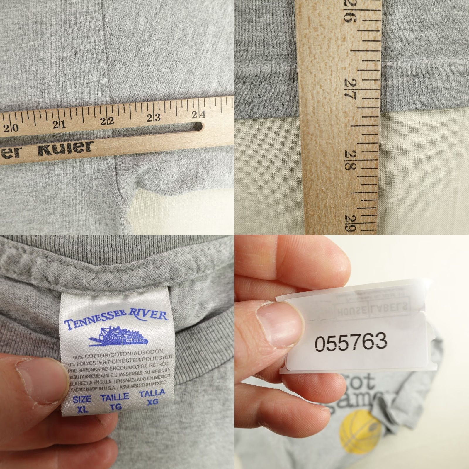 Vintage VINTAGE Mikes Hard Lemonade Shirt Mens XL Gray Basketball Made In USA 90s Y2K Size US XL / EU 56 / 4 - 8 Thumbnail