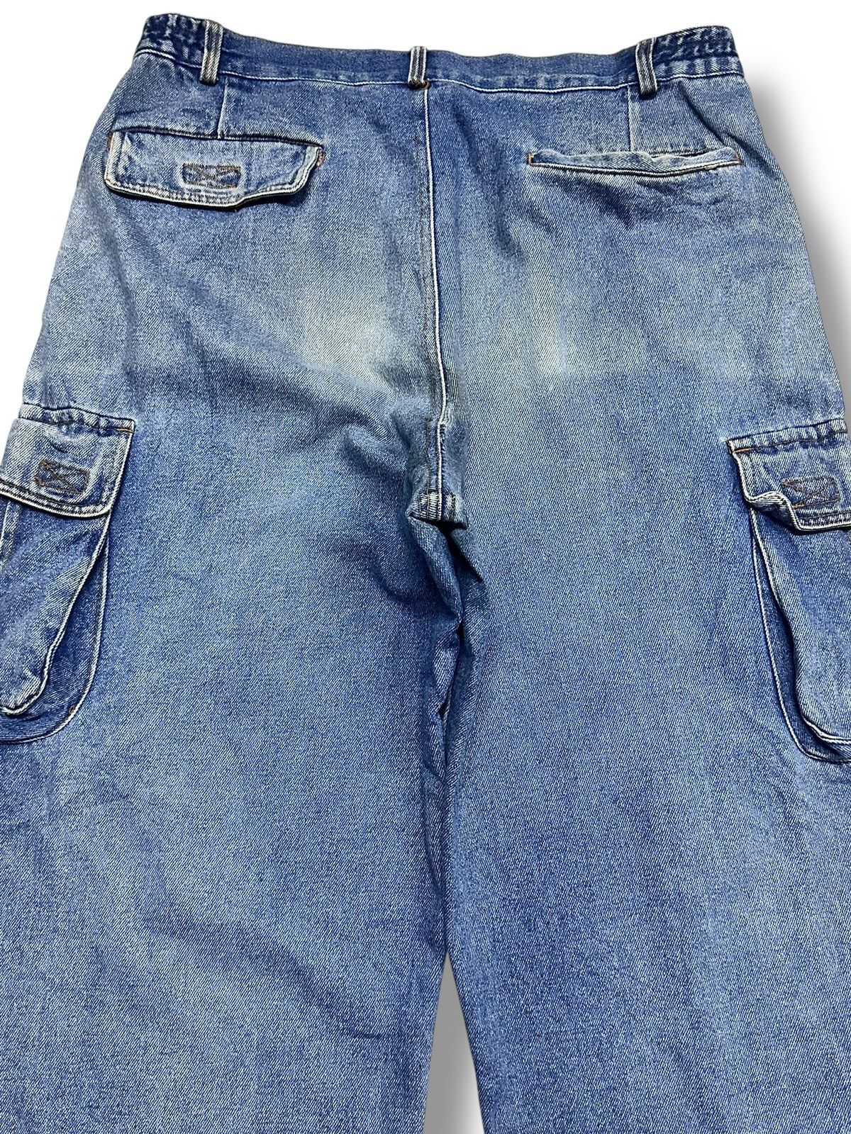 Japanese Brand Vintage Japanese Baggy Loose Style Jeans With Faded Wash Size US 33 - 6 Thumbnail