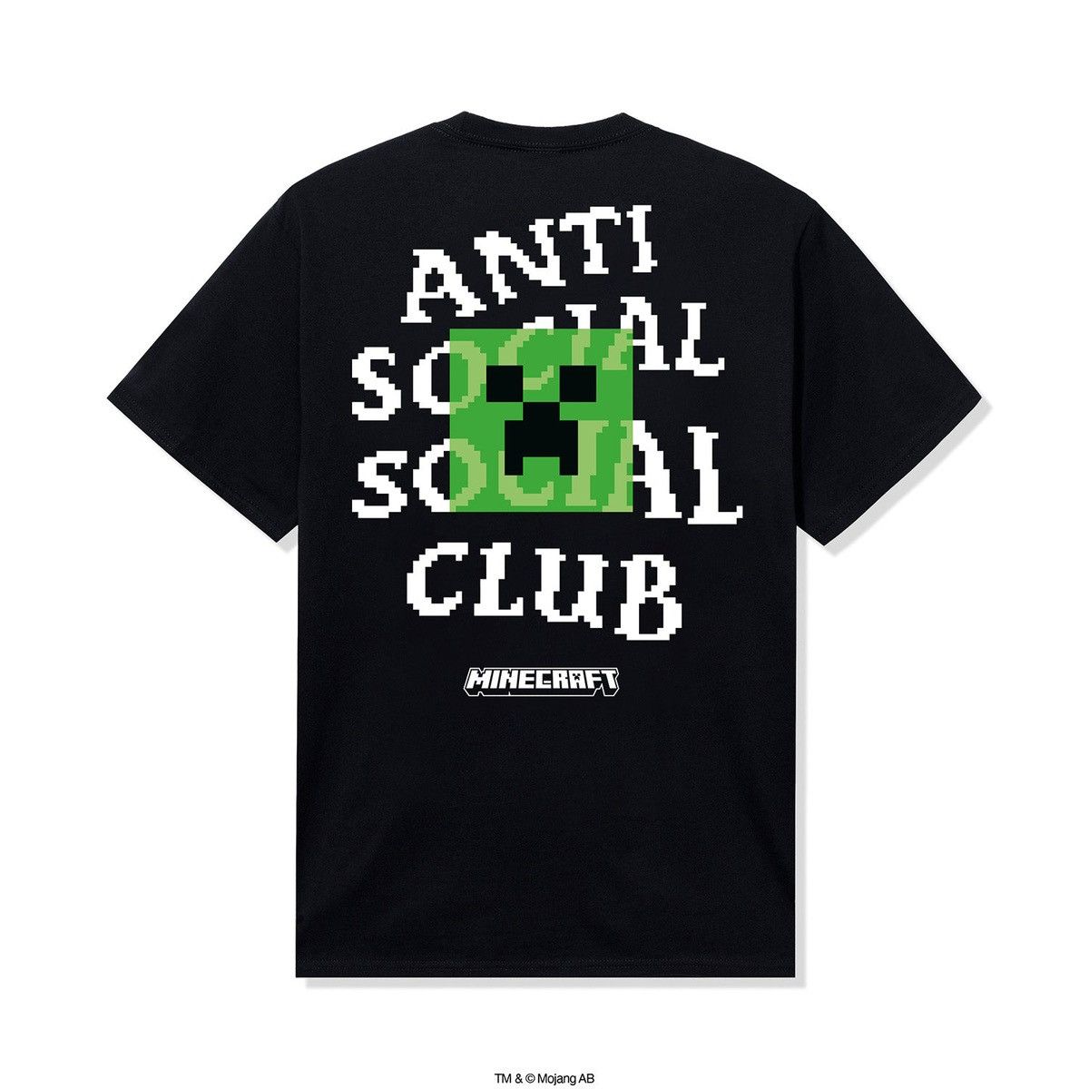 Anti Social Social Club Anti Social Social Club x Minecraft Creeper Head Logo Tee Size US S / EU 44-46 / 1 - 1 Thumbnail