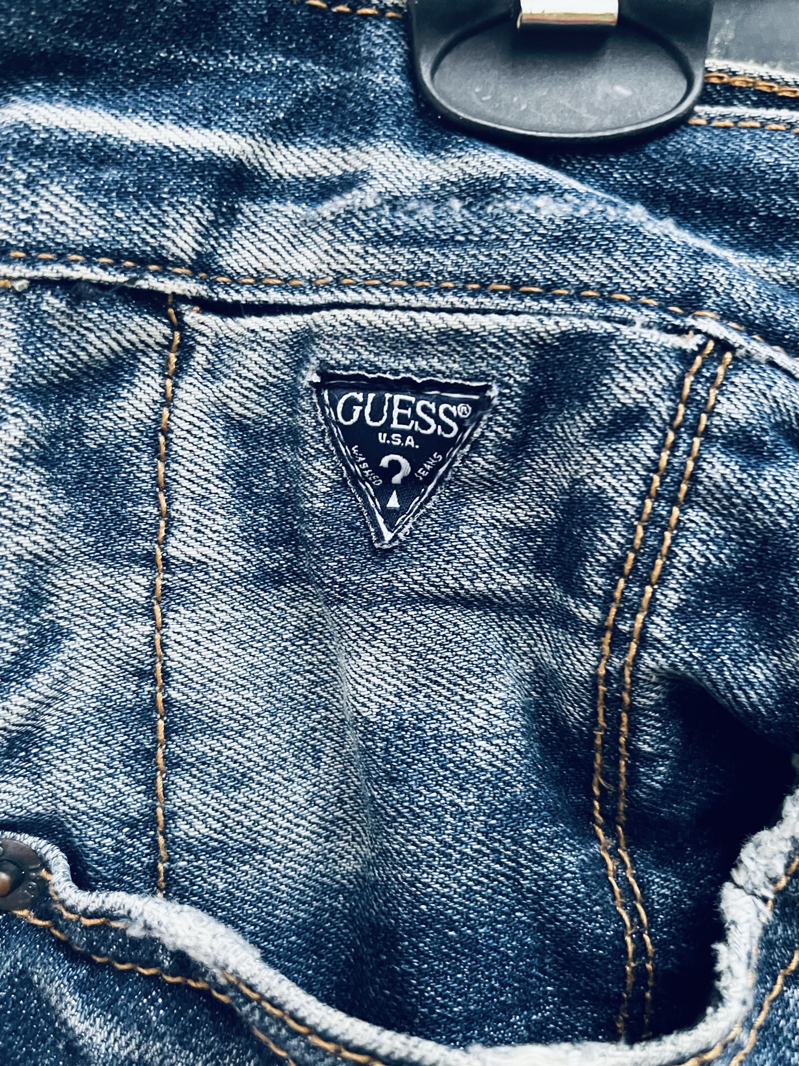 Japanese Brand × Vintage Vintage Guess Distressed Designer Fashion Style Size US 29 - 7 Thumbnail