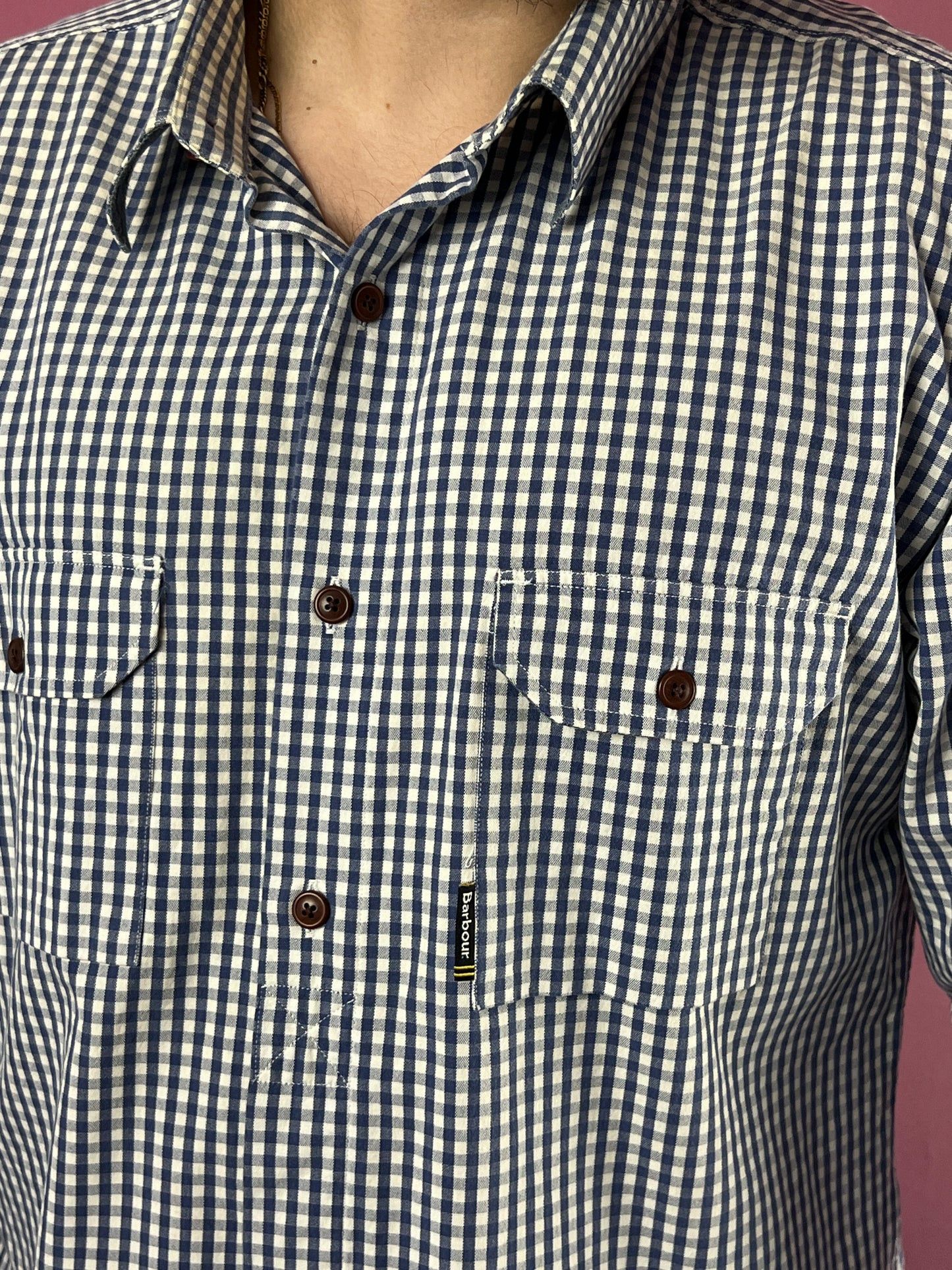 Barbour × Vintage Barbour International Vintage Men's Check Shirt - XXL Size US XXL / EU 58 / 5 - 4 Thumbnail