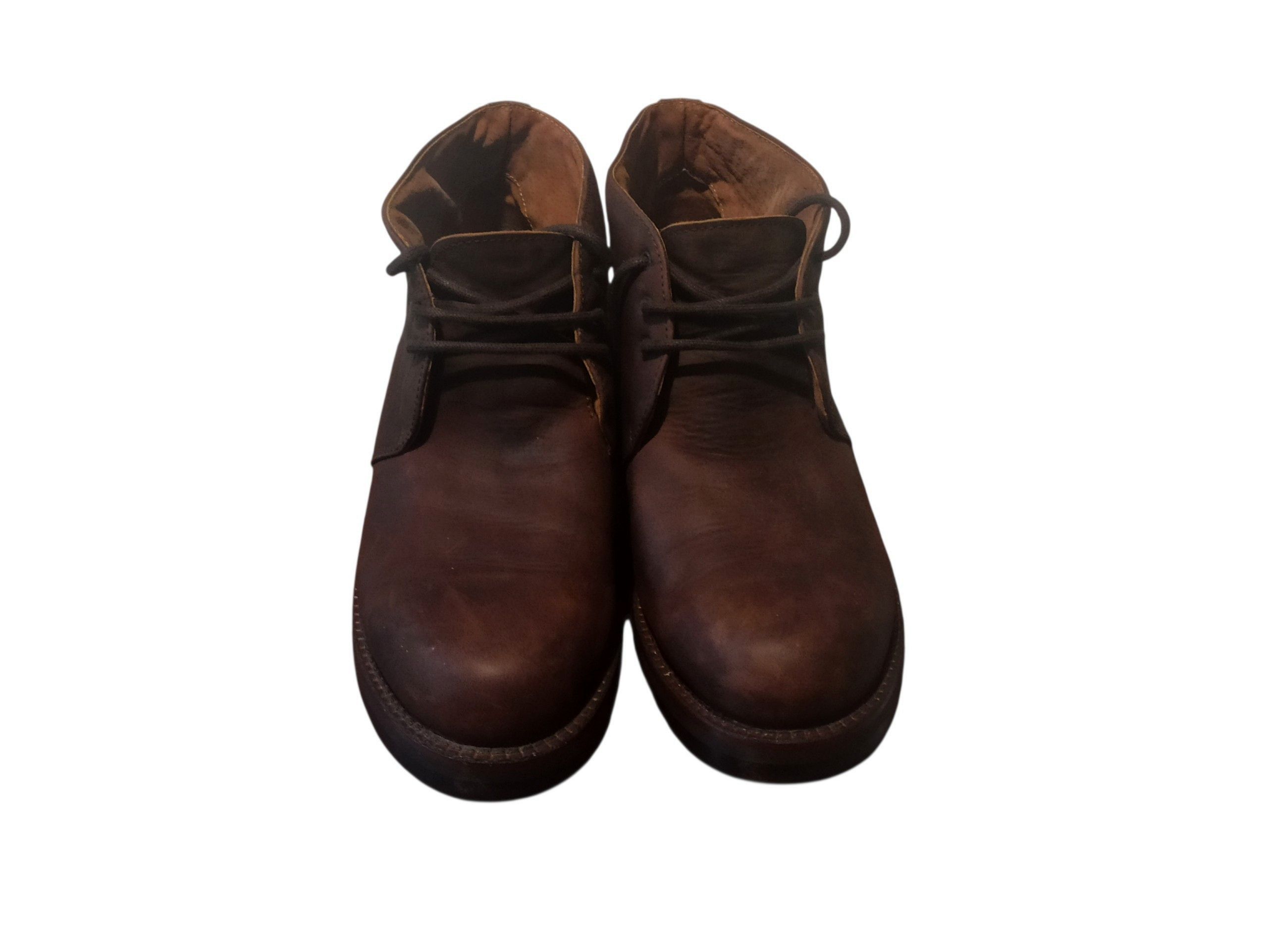 Other Rare Bronx Made in Italy Leather Desert Chukka Boots Size US 10 / EU 43 - 6 Thumbnail