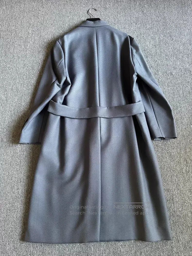 Dior Dior 20ss haze blue woollen coat Size US M / EU 48-50 / 2 - 5 Thumbnail