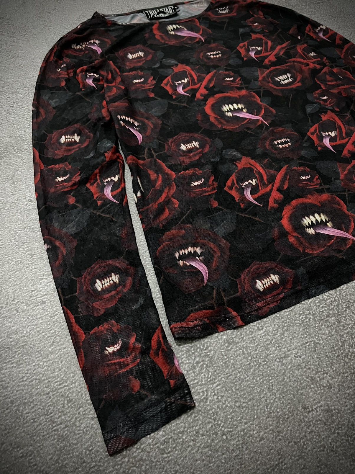 Killstar Rare Killstar Mesh Full Print Long Sleeve 3D Size US L / EU 52-54 / 3 - 2 Thumbnail