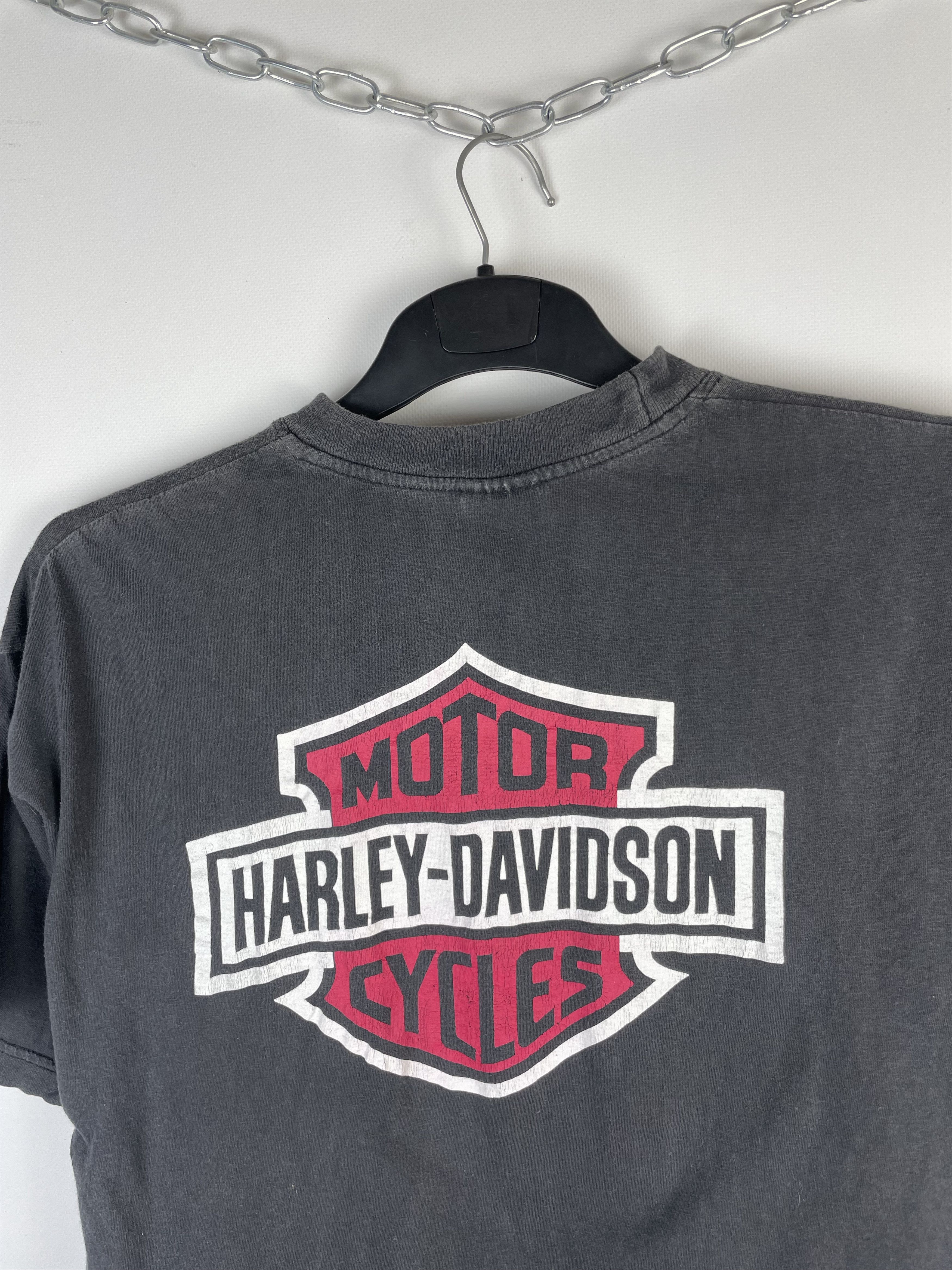 Harley Davidson × Vintage Vintage HARLEY DAVIDSON Tee Graphic T-Shirt Size US L / EU 52-54 / 3 - 9 Thumbnail