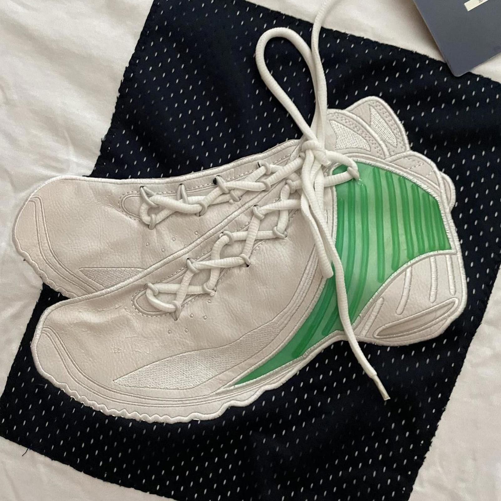 Southpole Raw Blue Vintage green & white shoe with lace design, NWT XL Size US XL / EU 56 / 4 - 3 Thumbnail