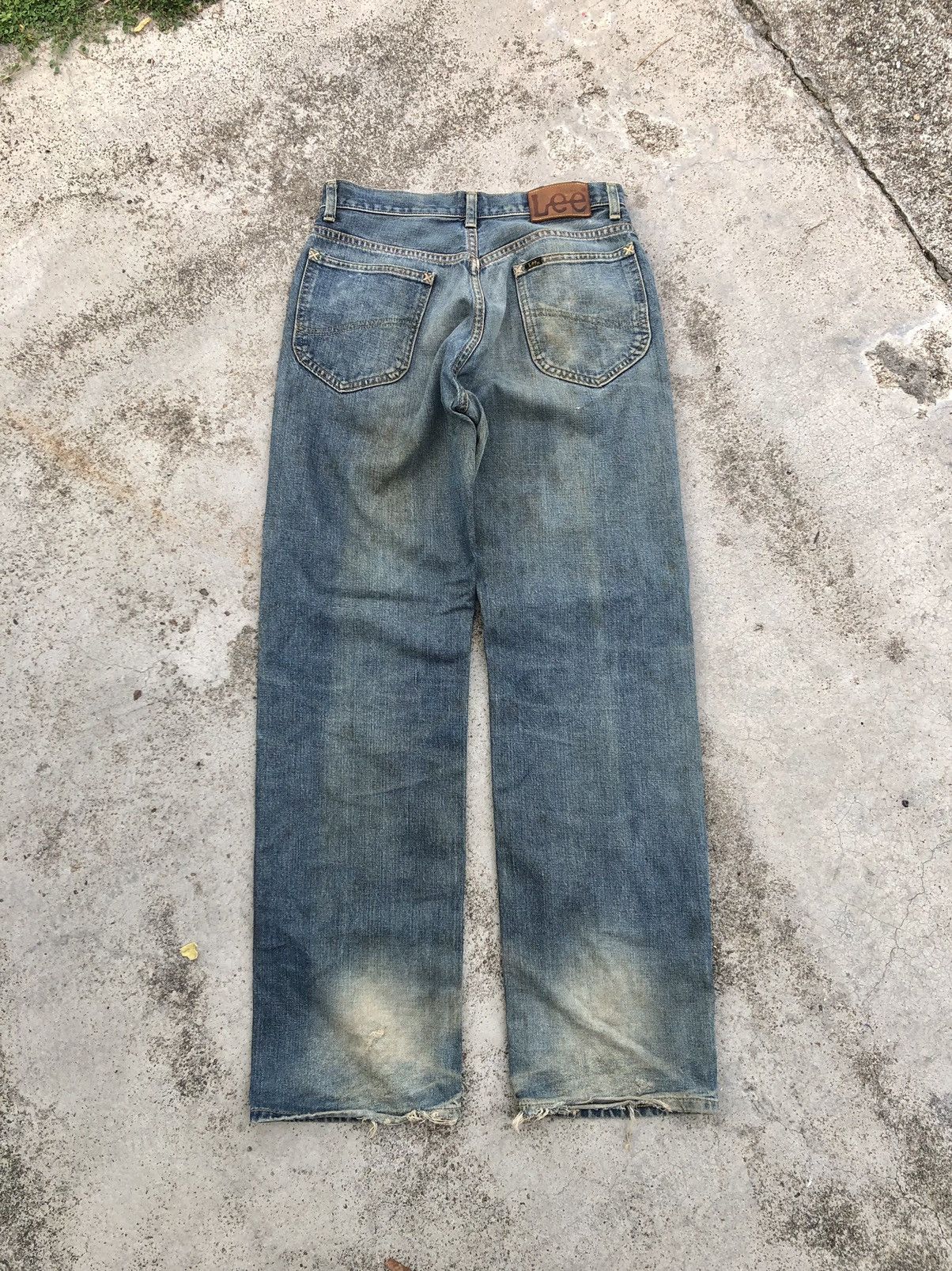Lee WIDE LEG RUSTY BLUE VINTAGE SELVEDGE DENIM Size US 30 / EU 46 - 9 Thumbnail