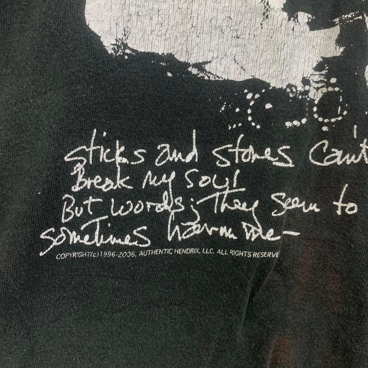 Vintage Vintage 2006 JIMI HENDRIX GUITARIST Rock & Roll Tee Shirt Size US M / EU 48-50 / 2 - 6 Thumbnail