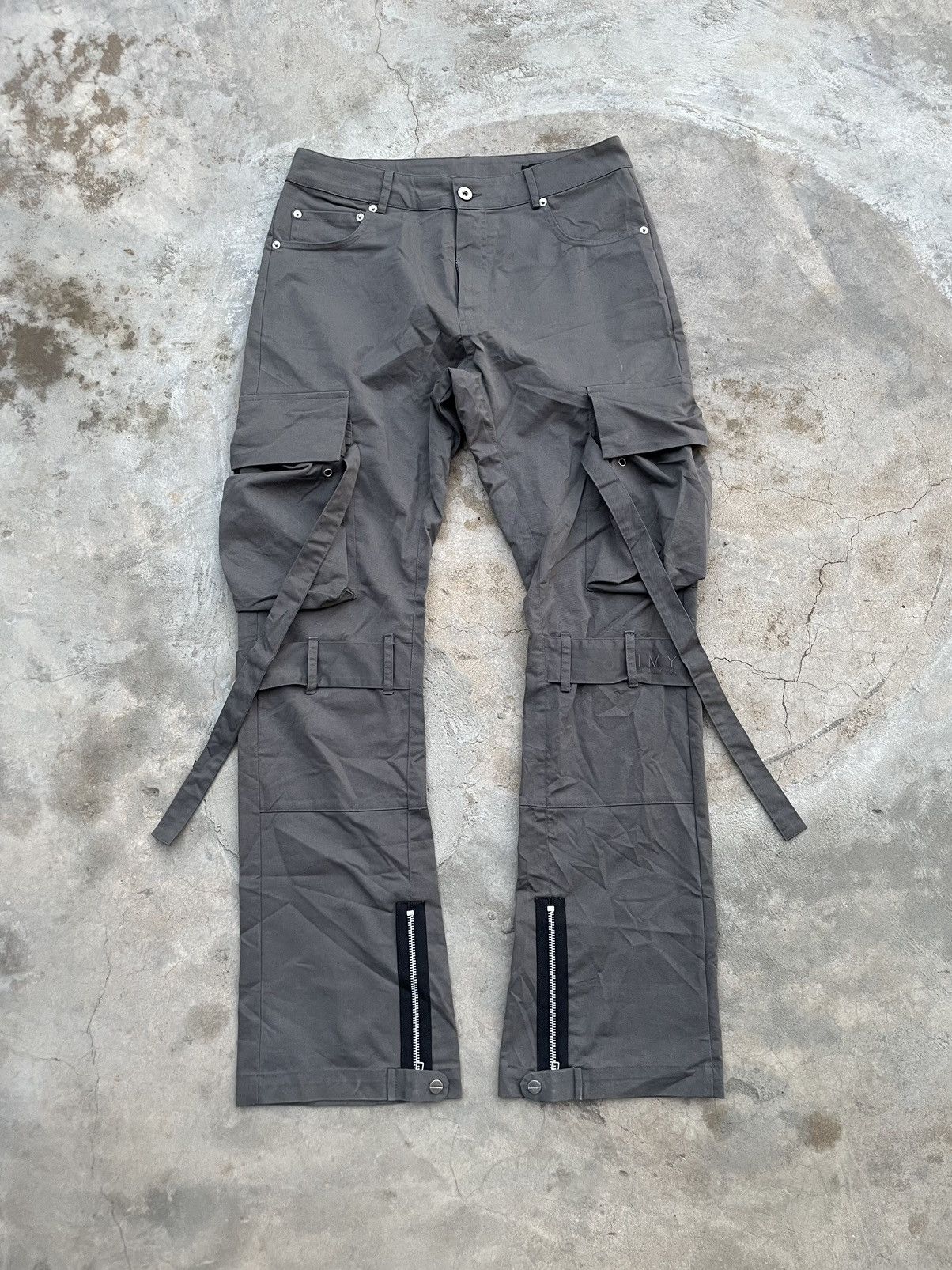 Beauty Beast × Japanese Brand IMYW Bondage Cargo Pants ziper Size US 31 - 1 Thumbnail