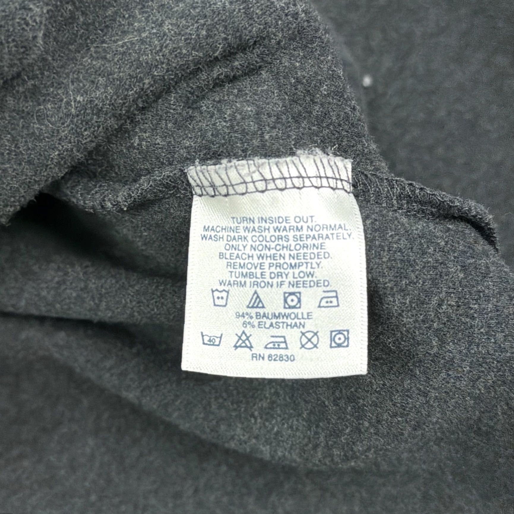 Lands' End Lands' End Hoodie Womens XL Gray Full Zip Fleece Cotton Blend Casual Sweatshirt Size XL / US 12-14 / IT 48-50 - 4 Thumbnail