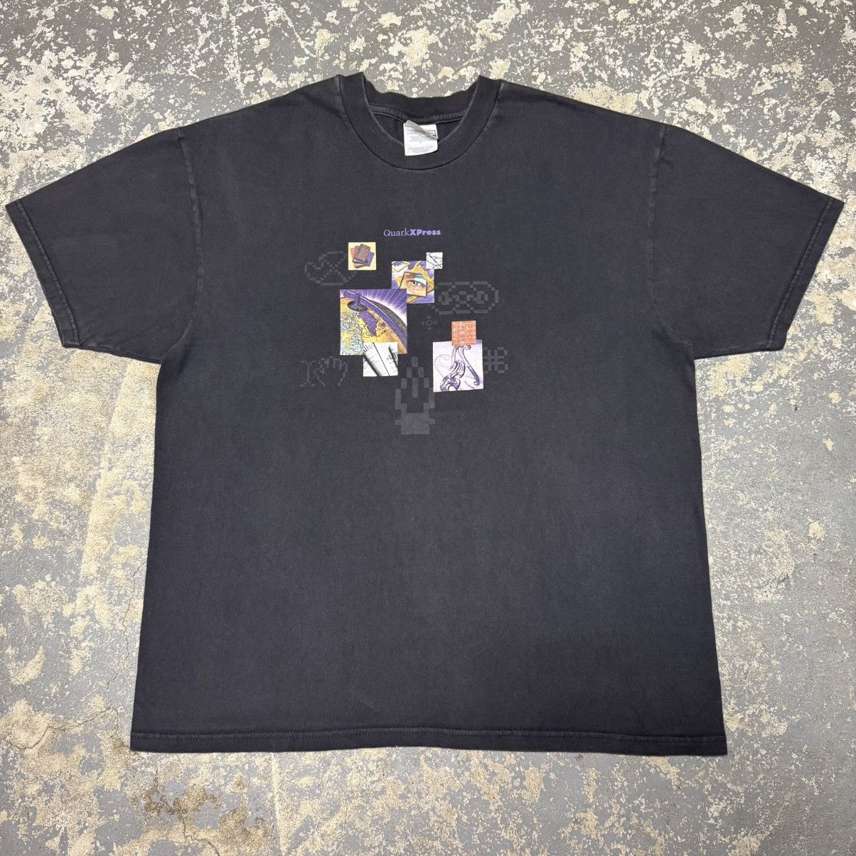 Vintage Vintage QuarkXPress Tech Computer 90s Internet Tshirt Size US XL / EU 56 / 4 - 1 Thumbnail