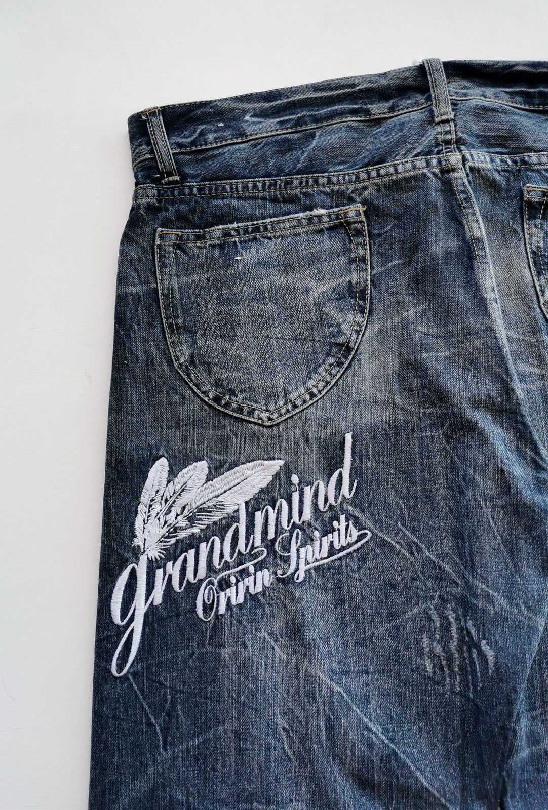 Kapital Grandmind Oririn Spirit Denim Jeans Size US 33 - 4 Thumbnail