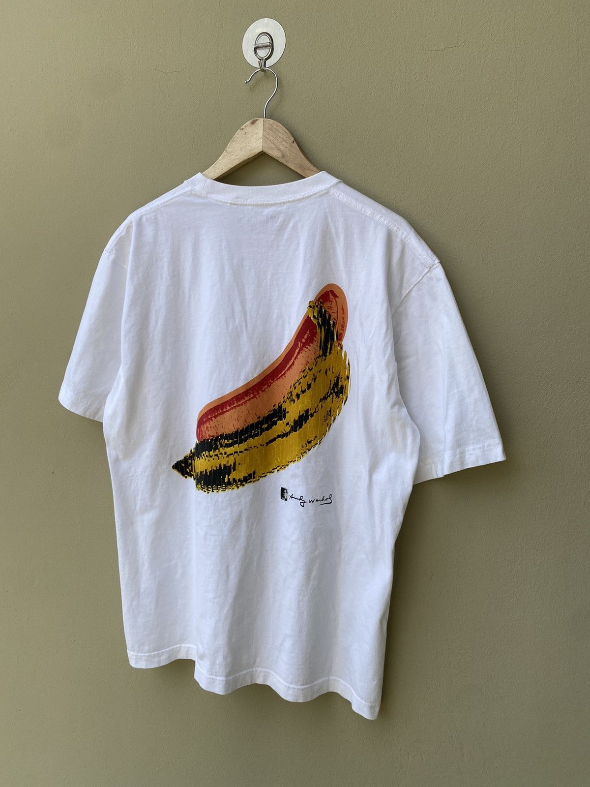 Andy Warhol × Uniqlo ANDY WARHOL ANYBODY CAN DO WHAT I DO WHITE TEE Size US XL / EU 56 / 4 - 3 Thumbnail