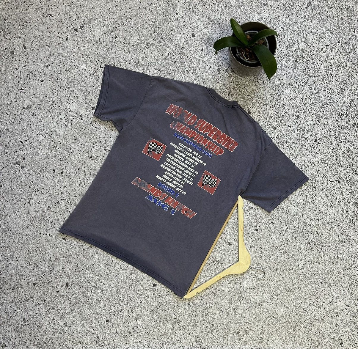 Vintage Vintage Superbike World Championship Race Calendar 2004 Tee Size US XL / EU 56 / 4 - 2 Thumbnail