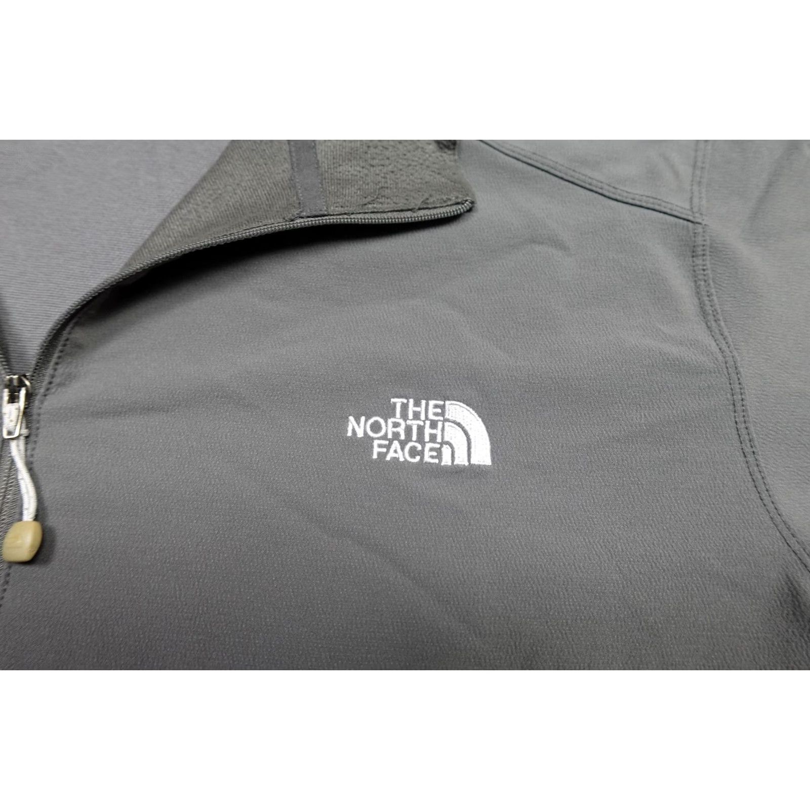 The North Face VINTAGE The North Face Apex Pullover Mens XL Gray Half Zip Stretch Jacket Faded Size US XL / EU 56 / 4 - 2 Thumbnail