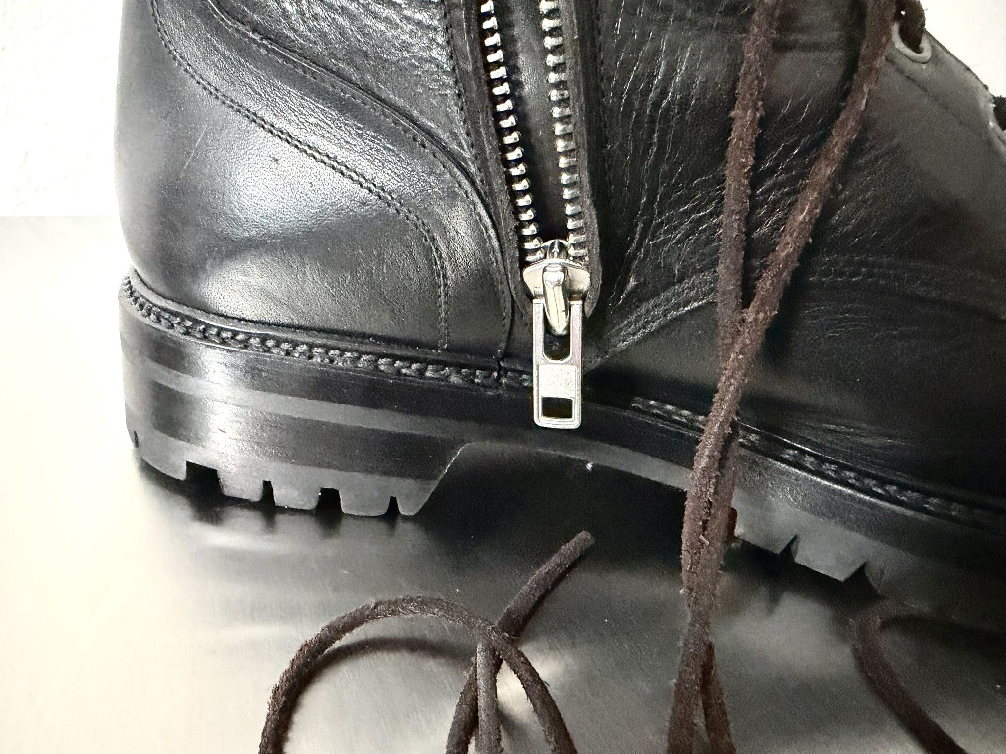 Rick Owens Rick Owens Goodyear Flex Combat Boots EU44 UK10 Size US 11 / EU 44 - 17 Thumbnail