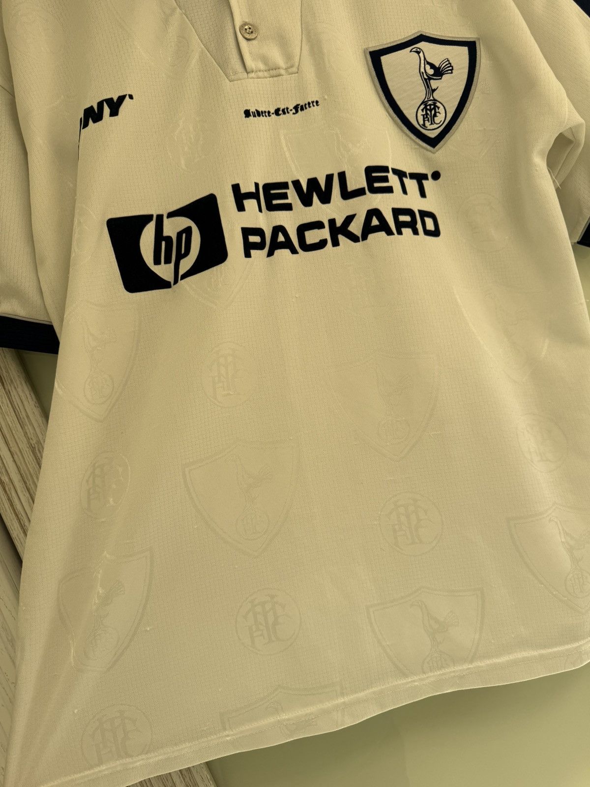 PONY Vintage Tottenham Hotspur 1995-1997 Home Soccer Jersey Shirt Size US XL / EU 56 / 4 - 8 Thumbnail