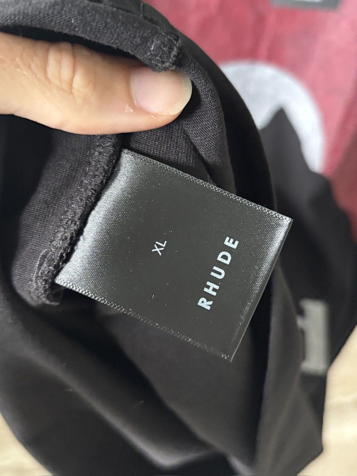 Rhude 🌕 RHUDE | MOONLIGHT RED LOGO GRAPHIC TEE Size US XL / EU 56 / 4 - 5 Thumbnail