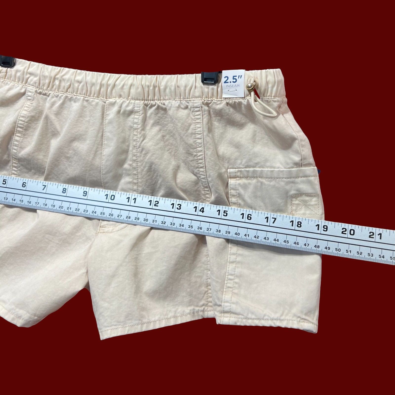 Arizona Jean Co. Arizona - Women's Low Rise Pull-On Short Juniors - Beige - S Size 30" / US 8 / IT 44 - 6 Thumbnail