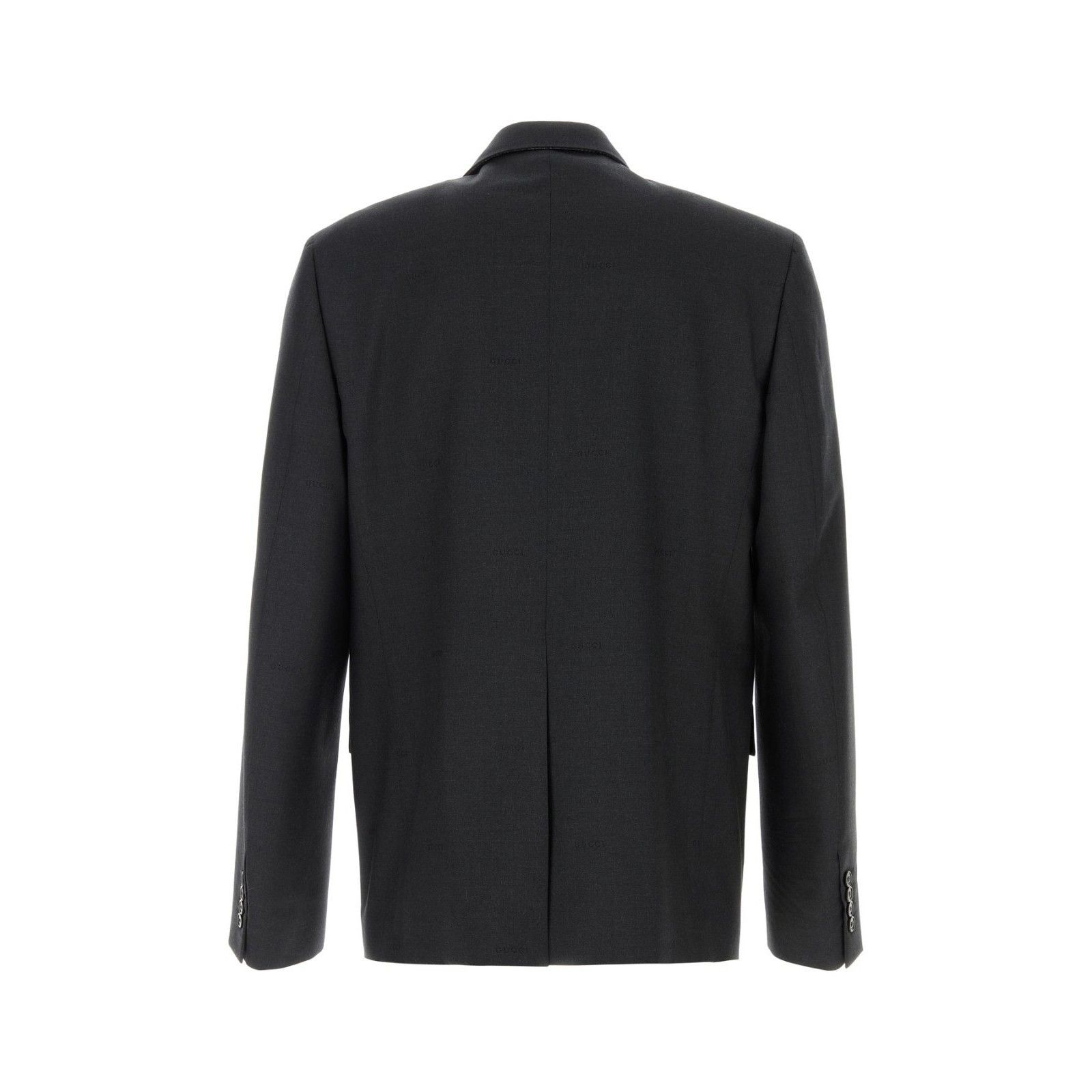 Gucci GUCCI $3980 Dark Gray Wool Single Breasted Jacket New & Auth Size US XL / EU 56 / 4 - 2 Thumbnail