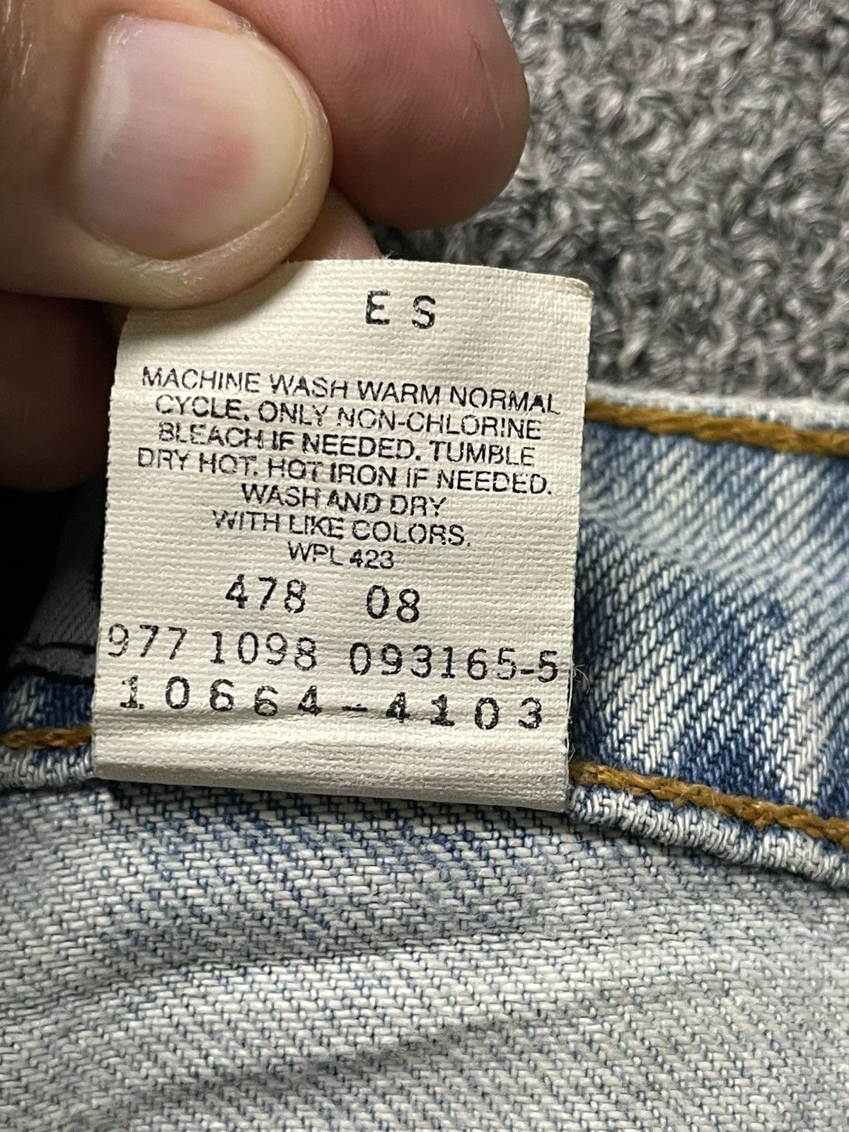 Levi's × Vintage LEVIS Silver Tab Loose Straight Cut Jeans (106) Size US 28 / EU 44 - 8 Thumbnail