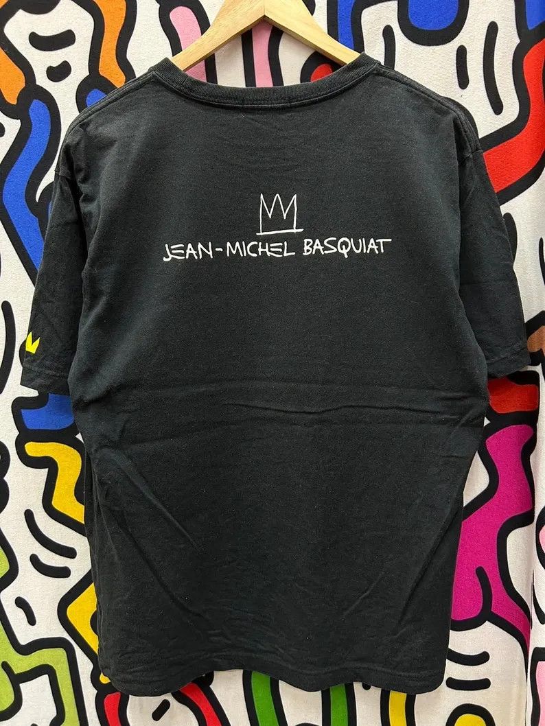 Vintage Vintage 2000s Jean Michel Basquiat Art tshirt size L Size US L / EU 52-54 / 3 - 3 Thumbnail