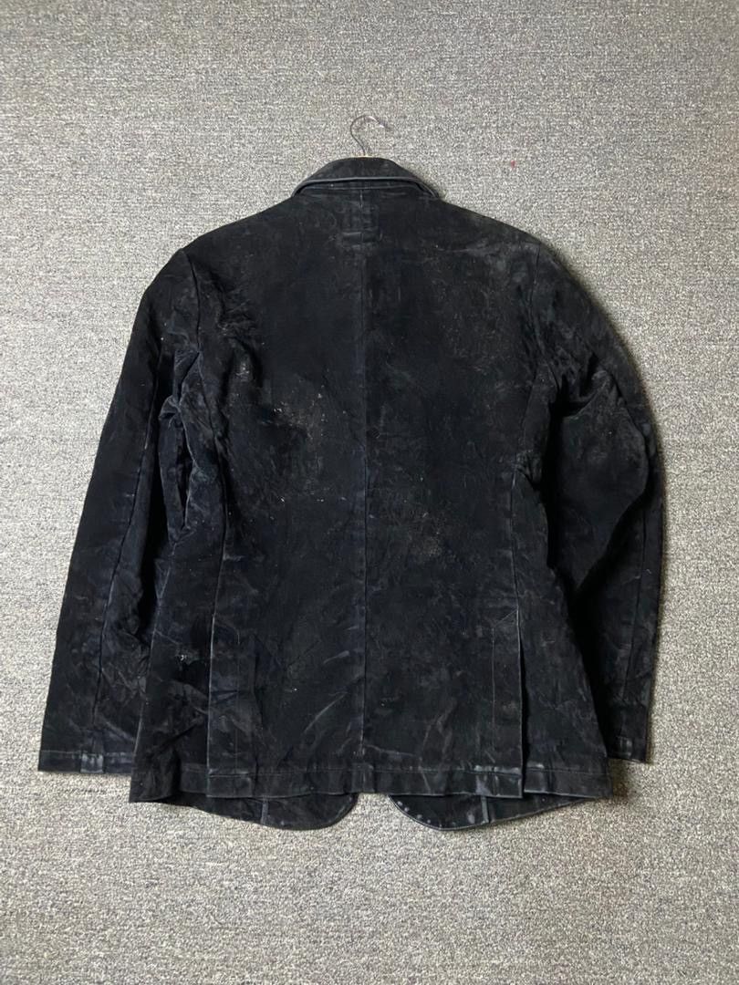 Japanese Brand Acoustic Brand Single Breasted Velvet Suede Blazer (176) Size US M / EU 48-50 / 2 - 2 Thumbnail