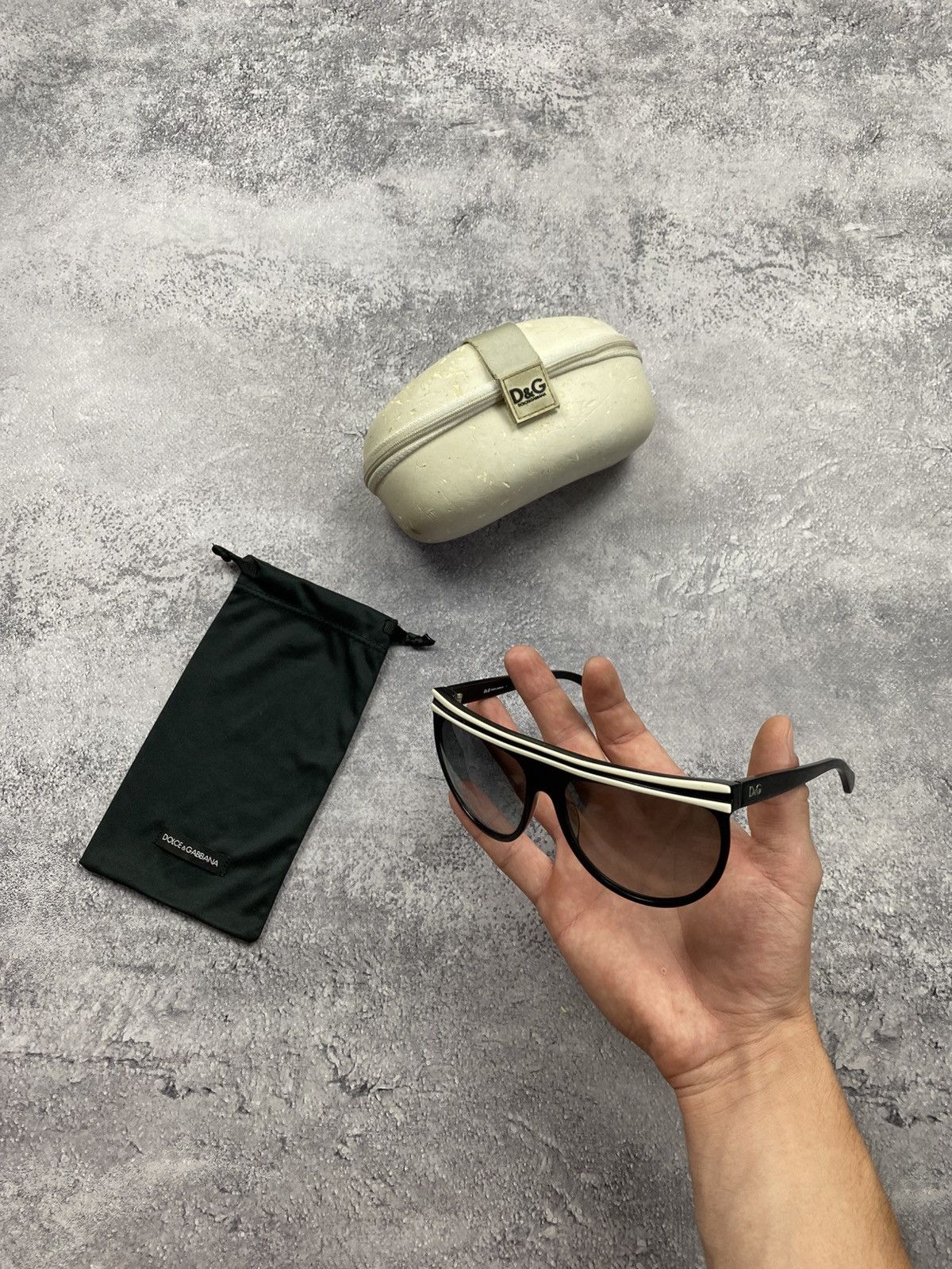 DOLCE & GABBANA DG6125 Oversized Shield Sunglasses DOLCE & GABBANA DG6125 327787 Black Square 35 mm Men main image 4