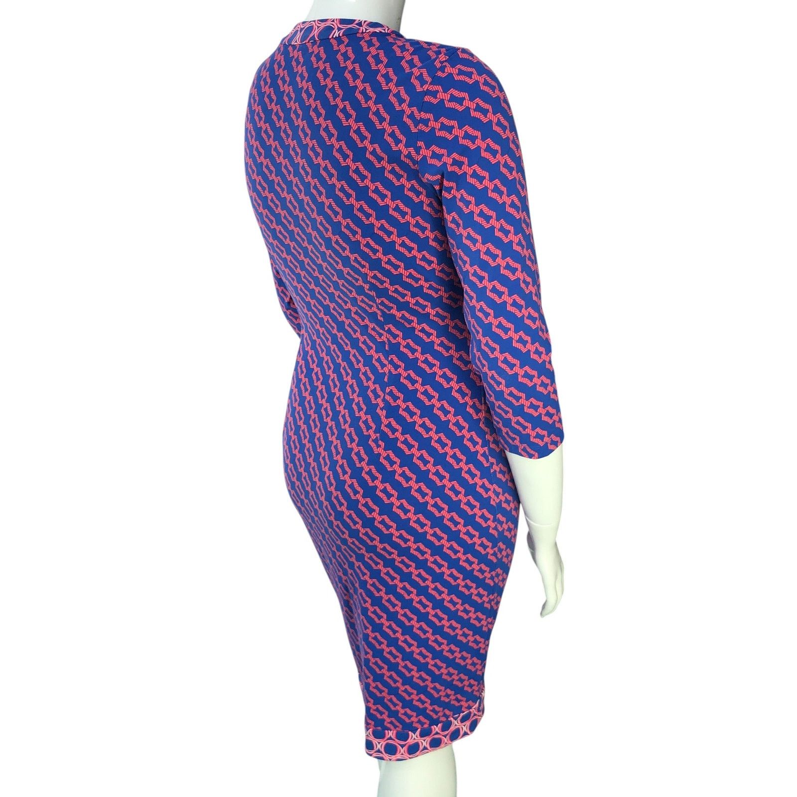 J.McLaughlin J McLaughlin Size L Dress Faux Wrap Catalina Cloth Tulip Hem Size L / US 10 / IT 46 - 8 Thumbnail