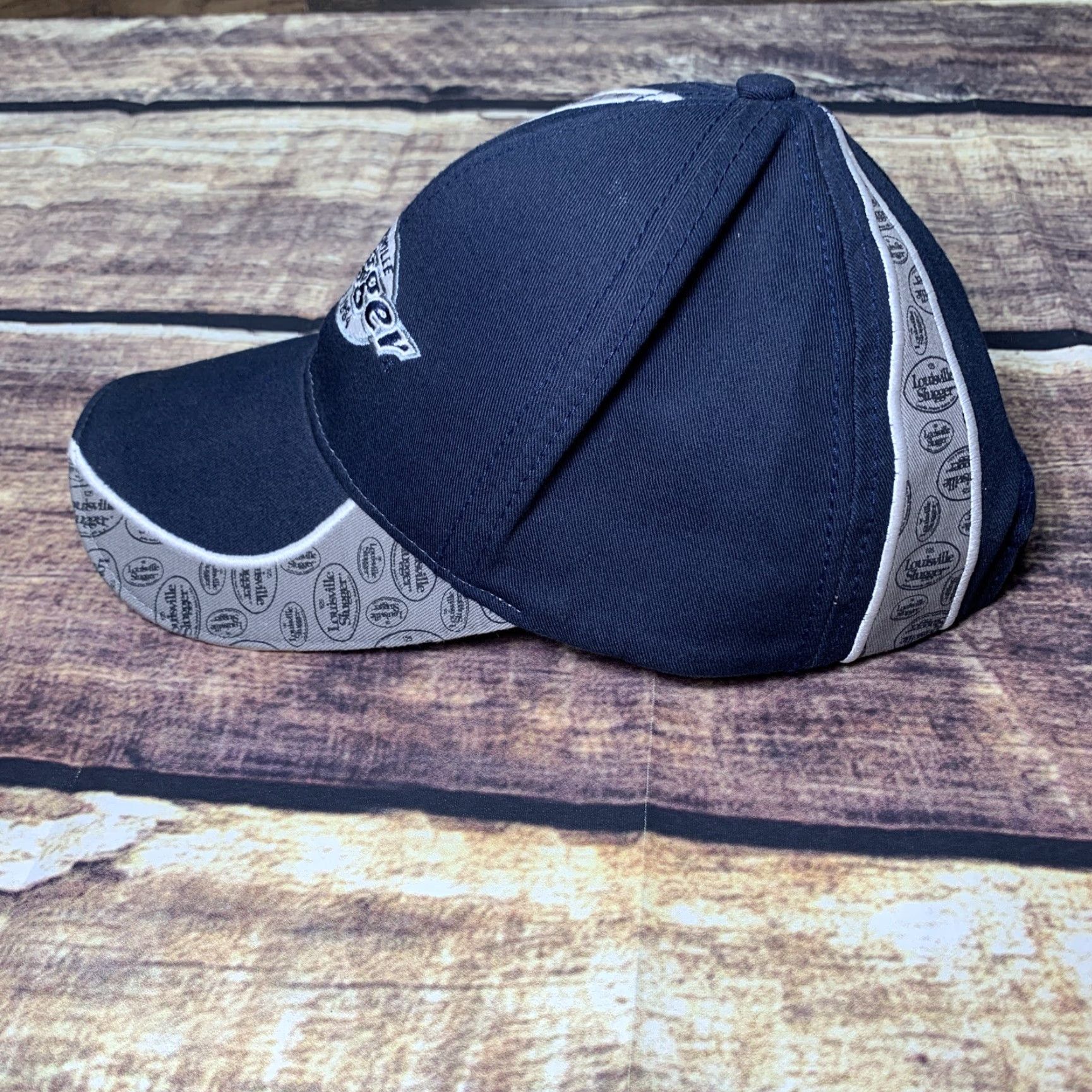 Vintage Louisville Slugger Hat Cap Embroidered Black Strapback Hat Adjustable MPC Unisex Adults Baseball Cap Cotton Size ONE SIZE - 4 Thumbnail