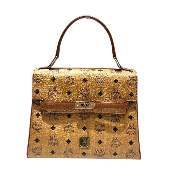 MCM MCM MCM Visetos Nappa Leather Handbag Leather Handbag DUTY FREE for USA Size ONE SIZE - 1 Thumbnail
