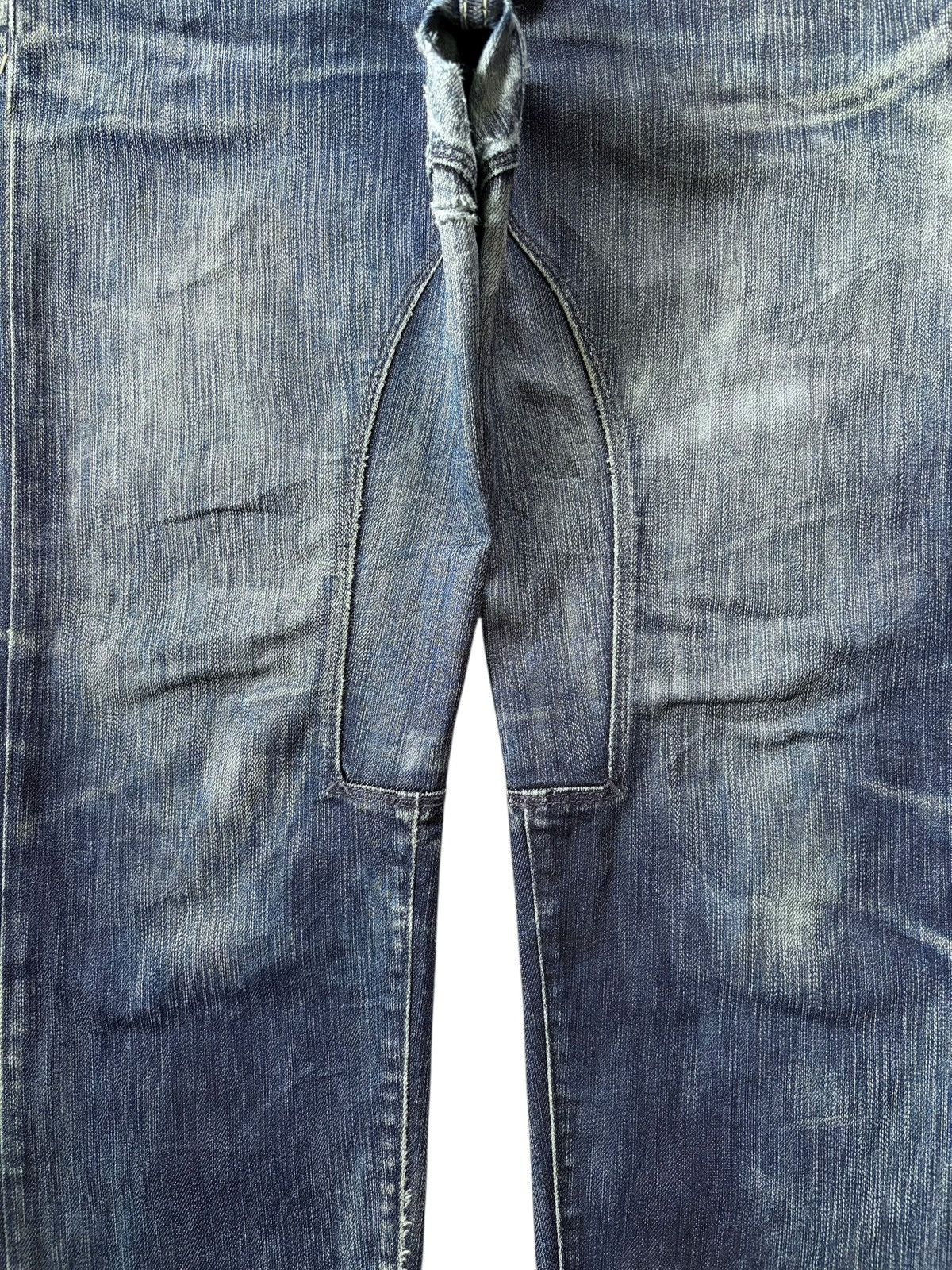 Siviglia Vintage Italy Siviglia Faded Wash Distressed Jeans Size 31" - 3 Thumbnail