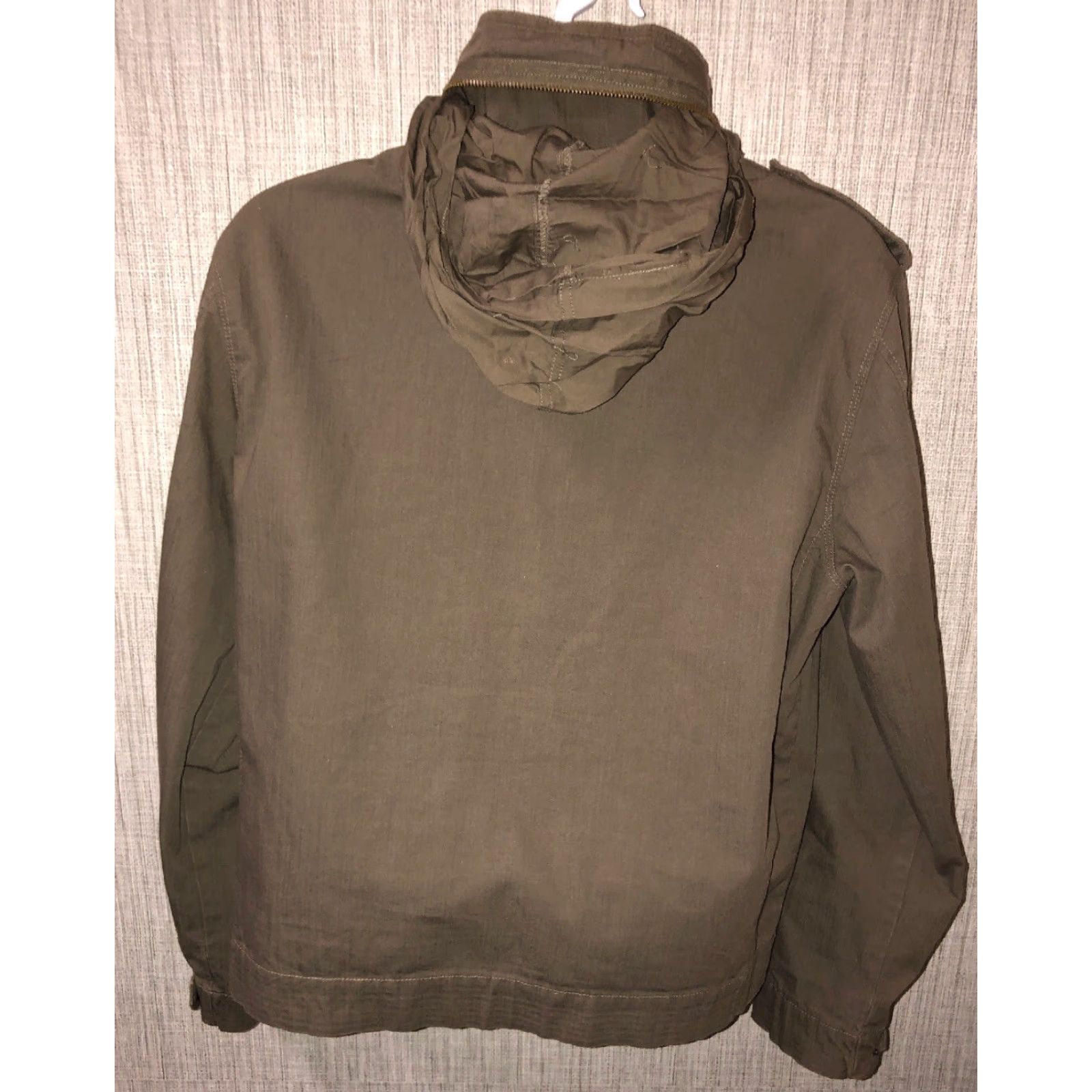 Levi's Levi’s Mens Full Zip Jacket TUCKABLE HOOD Size G 23.5 Inch Armpit Green Zipper Hat? Size US L / EU 52-54 / 3 - 5 Thumbnail