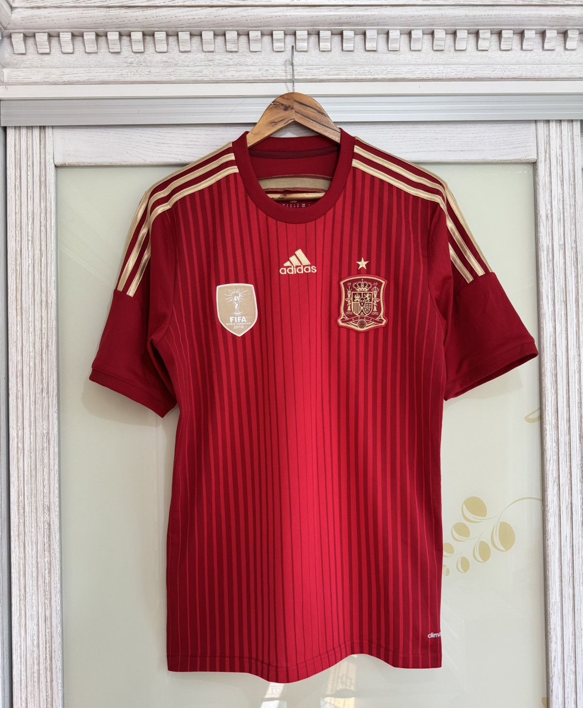 Spain 2014-2015 Home Soccer Jersey Football Kit Shirt