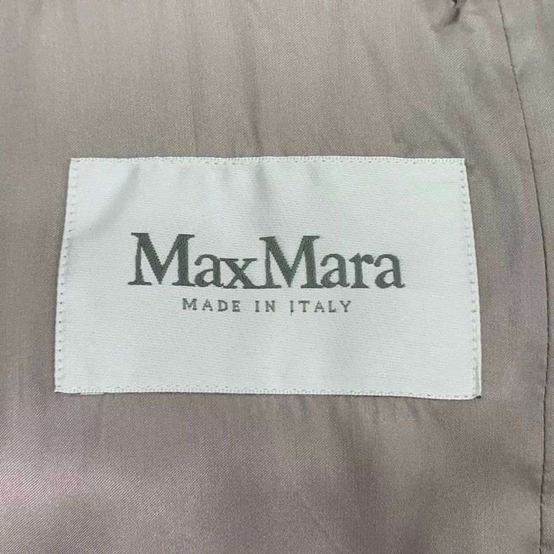 Max Mara Max Mara Coffee Alpaca Blended Wool Coat Size M / US 6-8 / IT 42-44 - 5 Thumbnail