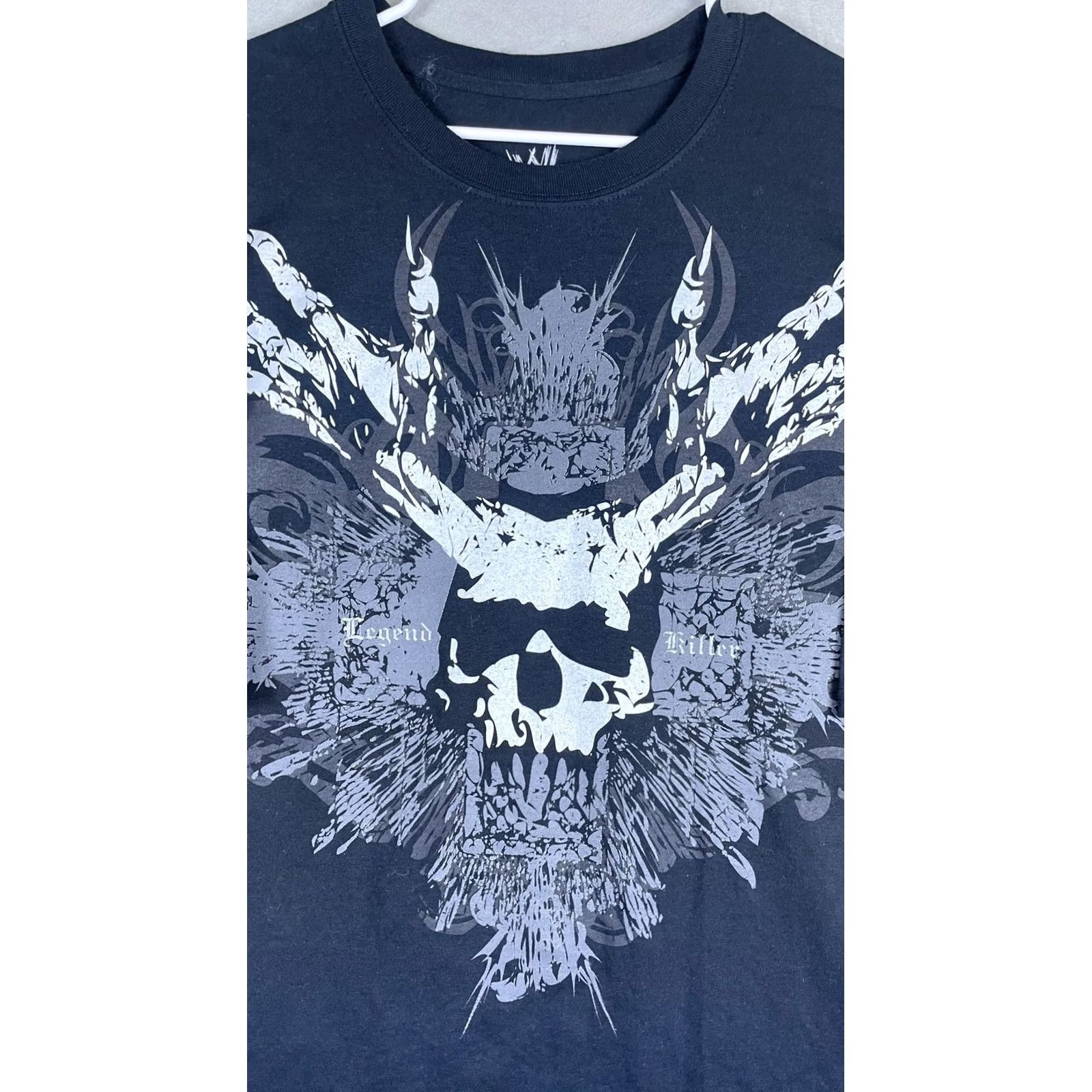 Vintage WWE Shirt Mens 3XL Black Randy Orton RKO Legend Killer Skull Graphic Tee T-Shirt Size US XXL / EU 58 / 5 - 2 Thumbnail