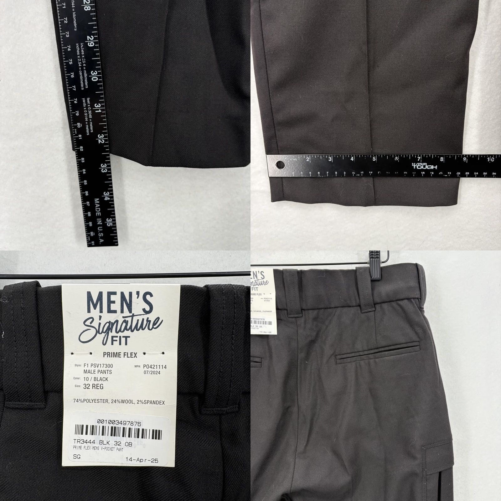 Vintage Flying Cross Pants Mens 32 Black Prime Flex Signature Cargo Tactical Uniform NWT Size US 32 / EU 48 - 9 Thumbnail