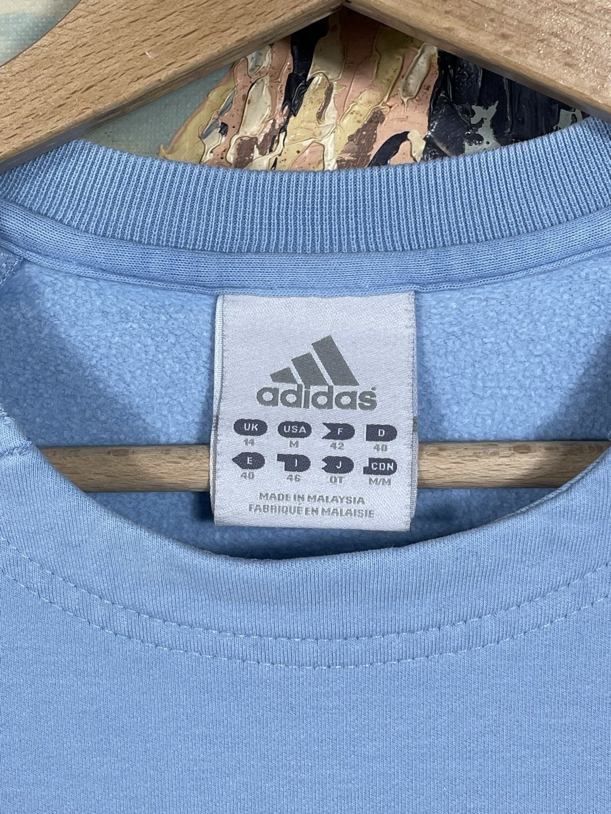 Adidas × Vintage Adidas Vintage Y2k 3 Three Striped Sweatshirt Crewneck Swag Size M / US 6-8 / IT 42-44 - 6 Thumbnail