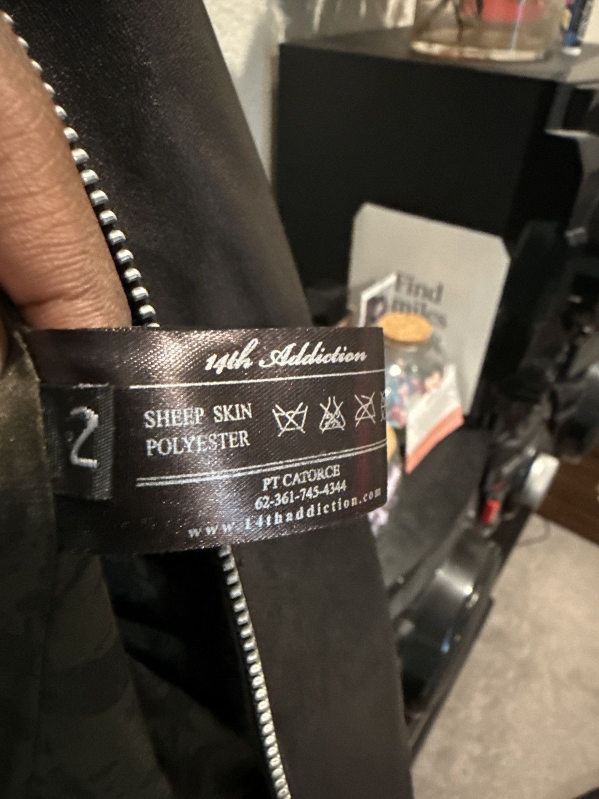 14th Addiction 14th Addiction Hooded Cross Zip Jacket Size US M / EU 48-50 / 2 - 5 Thumbnail