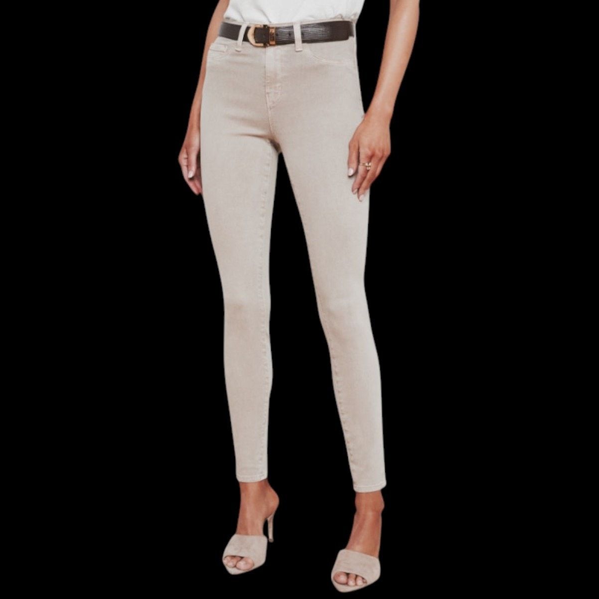 L'AGENCE L'Agence Beige Jeans | Size 26 Size 26" / US 2 / IT 38 - 6 Thumbnail
