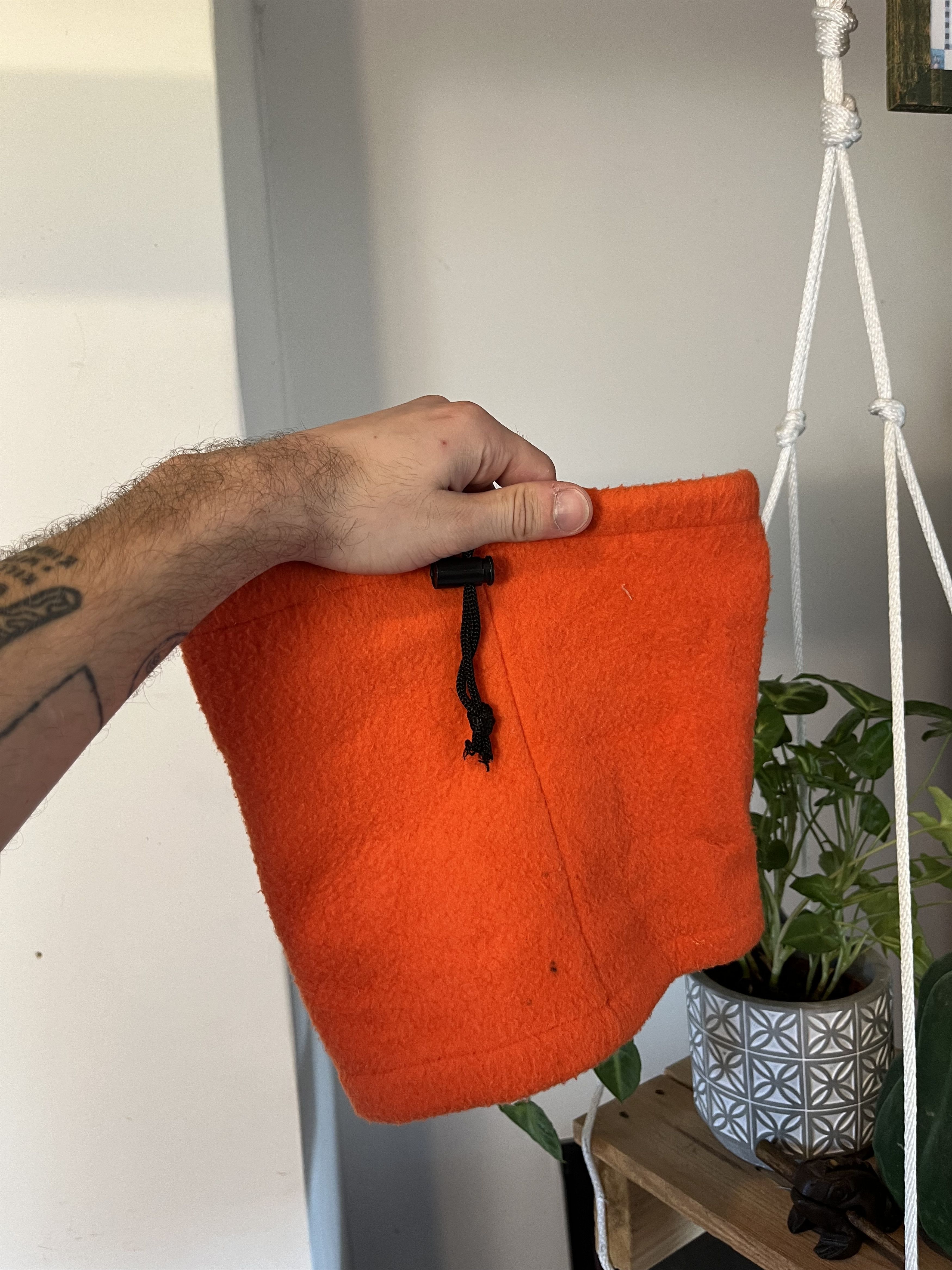 Jagermeister × Vintage Vintage 2in1 Jägermeister Big Logo Tube Scarf - Hat Size ONE SIZE - 2 Thumbnail